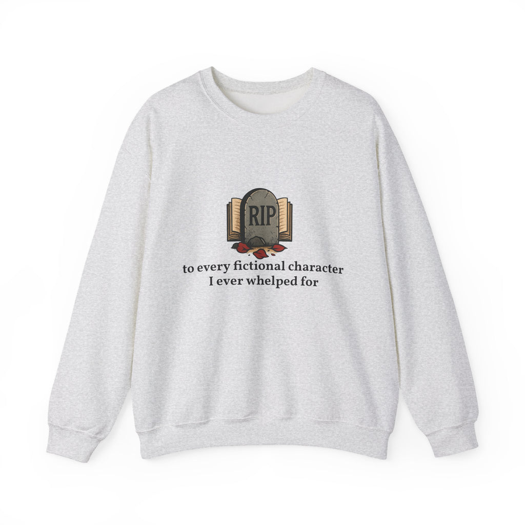 Rest in Peace Fictional Characters Sweatshirt, Cozy Crewneck, Unisex Pullover, Perfect Gift for Book Lovers, Writer Apparel, Heartfelt [...]