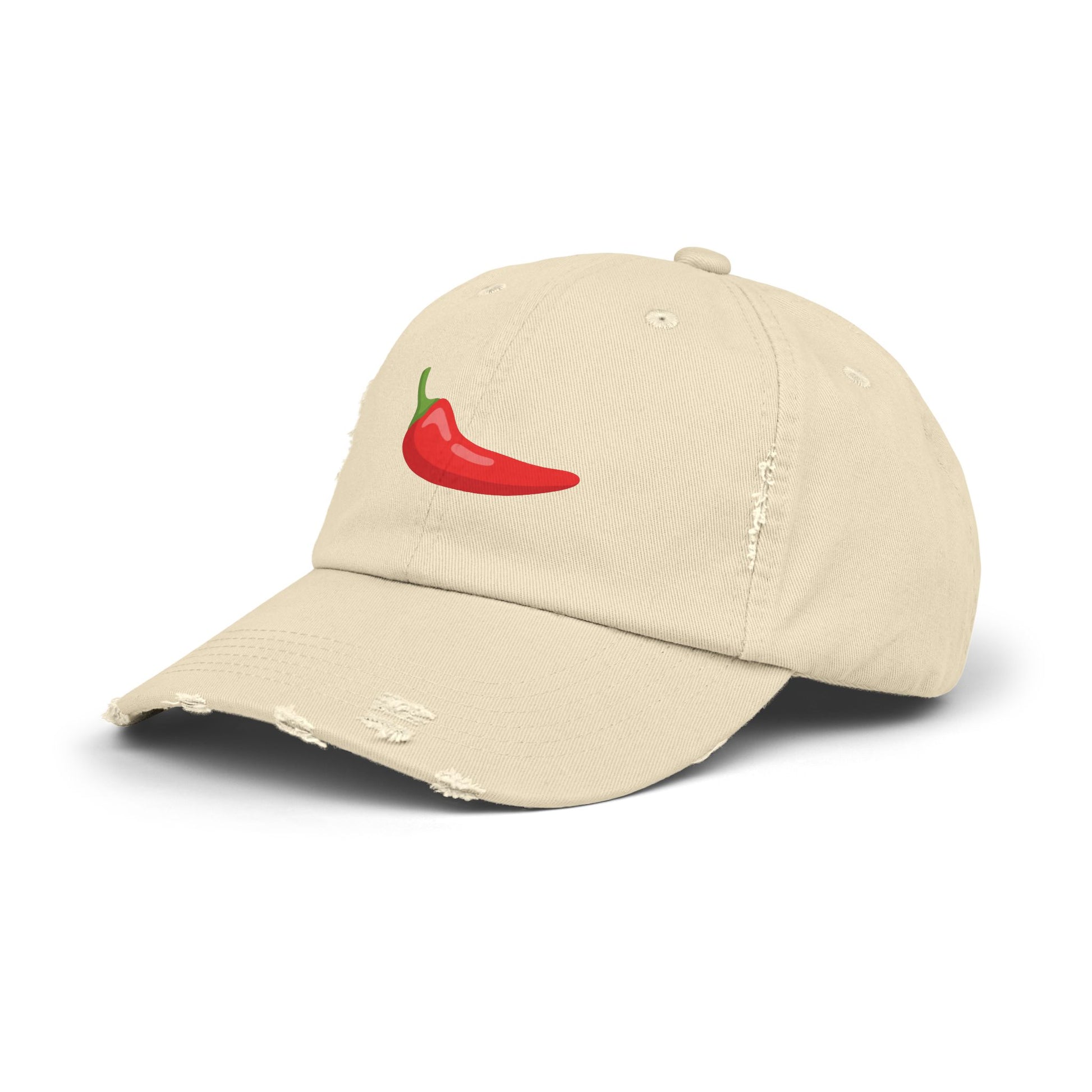 Red Chili Pepper 'Spicy Book' Distressed Cap