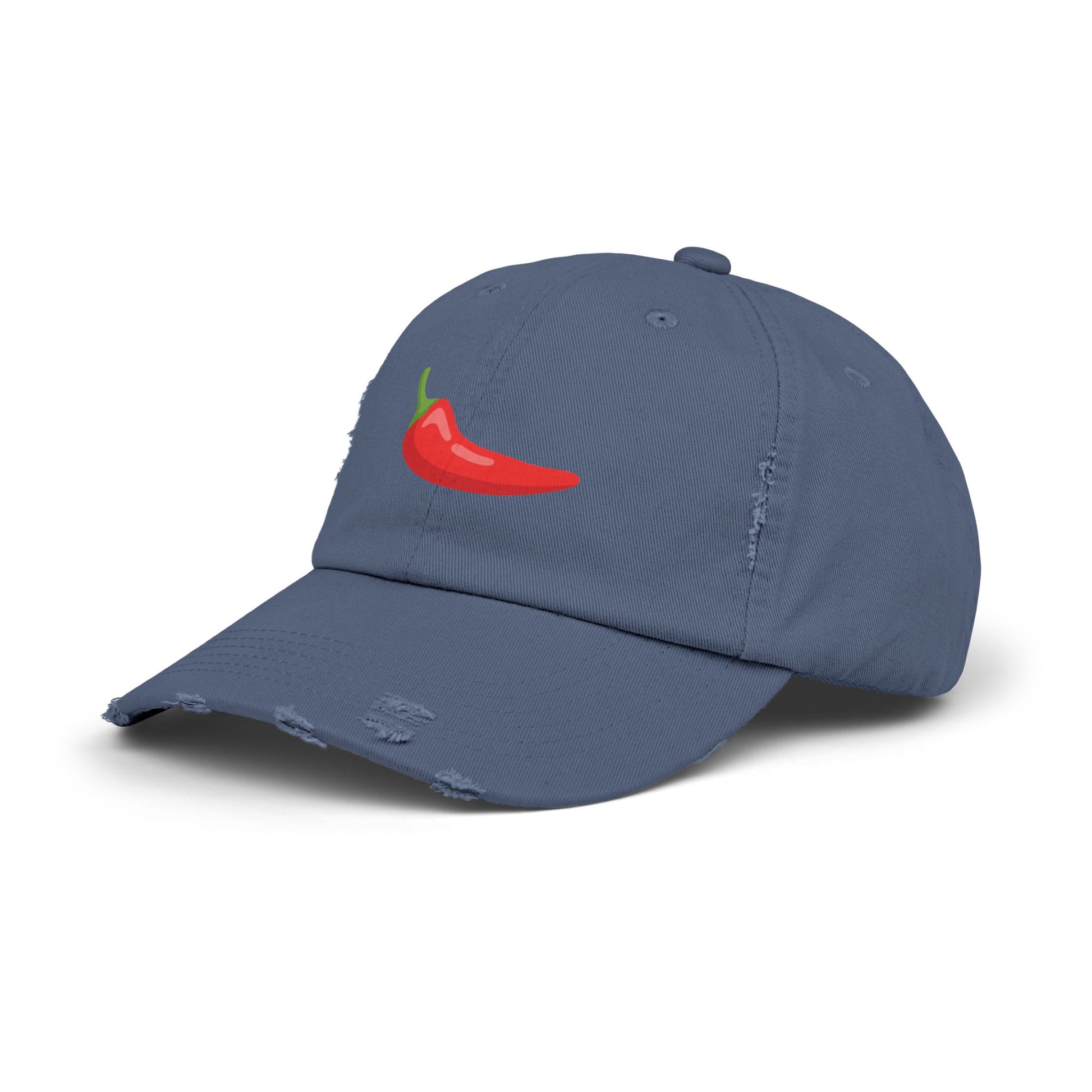 Red Chili Pepper 'Spicy Book' Distressed Cap