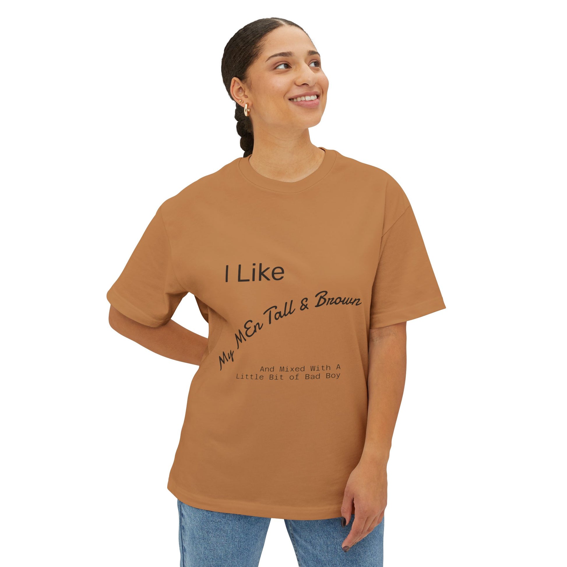 Women's Box Tee - Tall & Brown Bad Boy Bookish Shirt