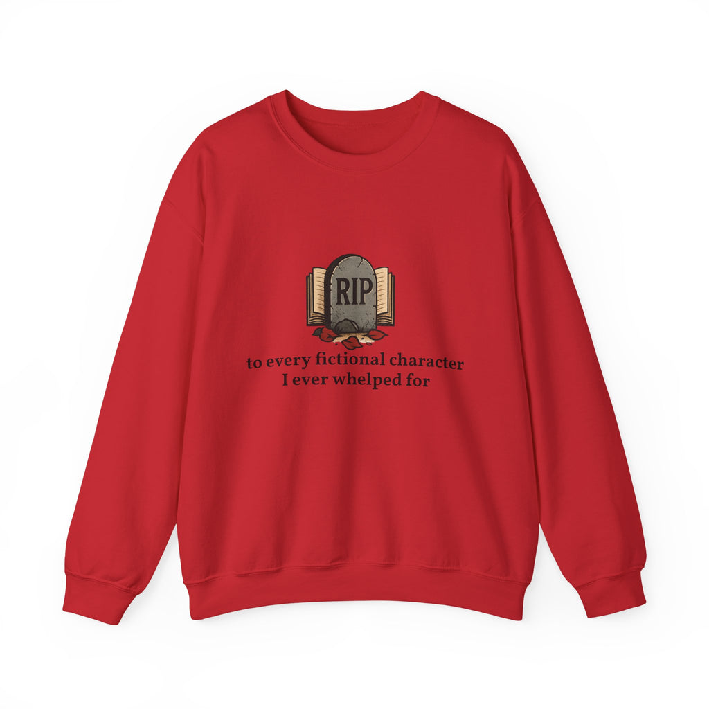 Rest in Peace Fictional Characters Sweatshirt, Cozy Crewneck, Unisex Pullover, Perfect Gift for Book Lovers, Writer Apparel, Heartfelt [...]