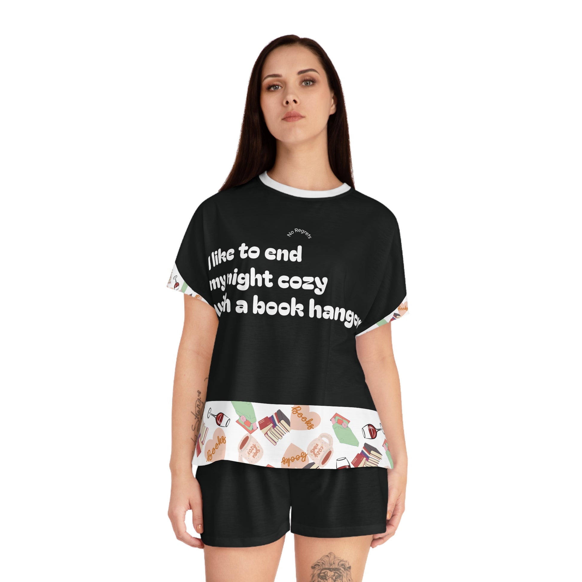 Book Hangover Pj Shorts Set