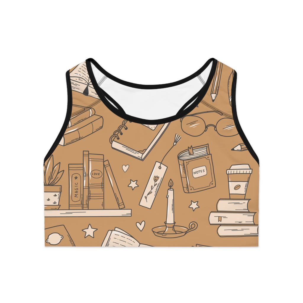 Women's Bookshelf Sports Bra