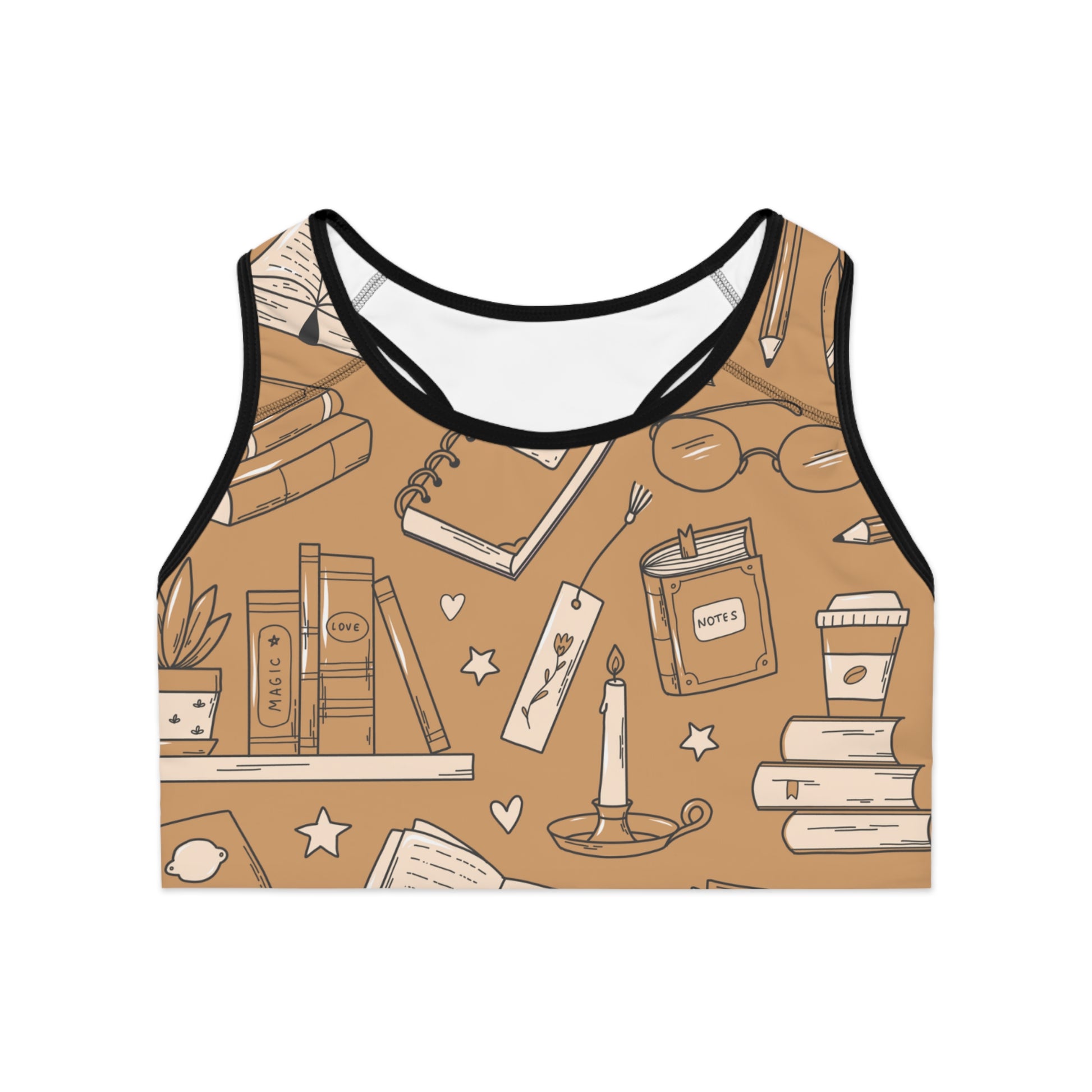 Women's Bookshelf Sports Bra