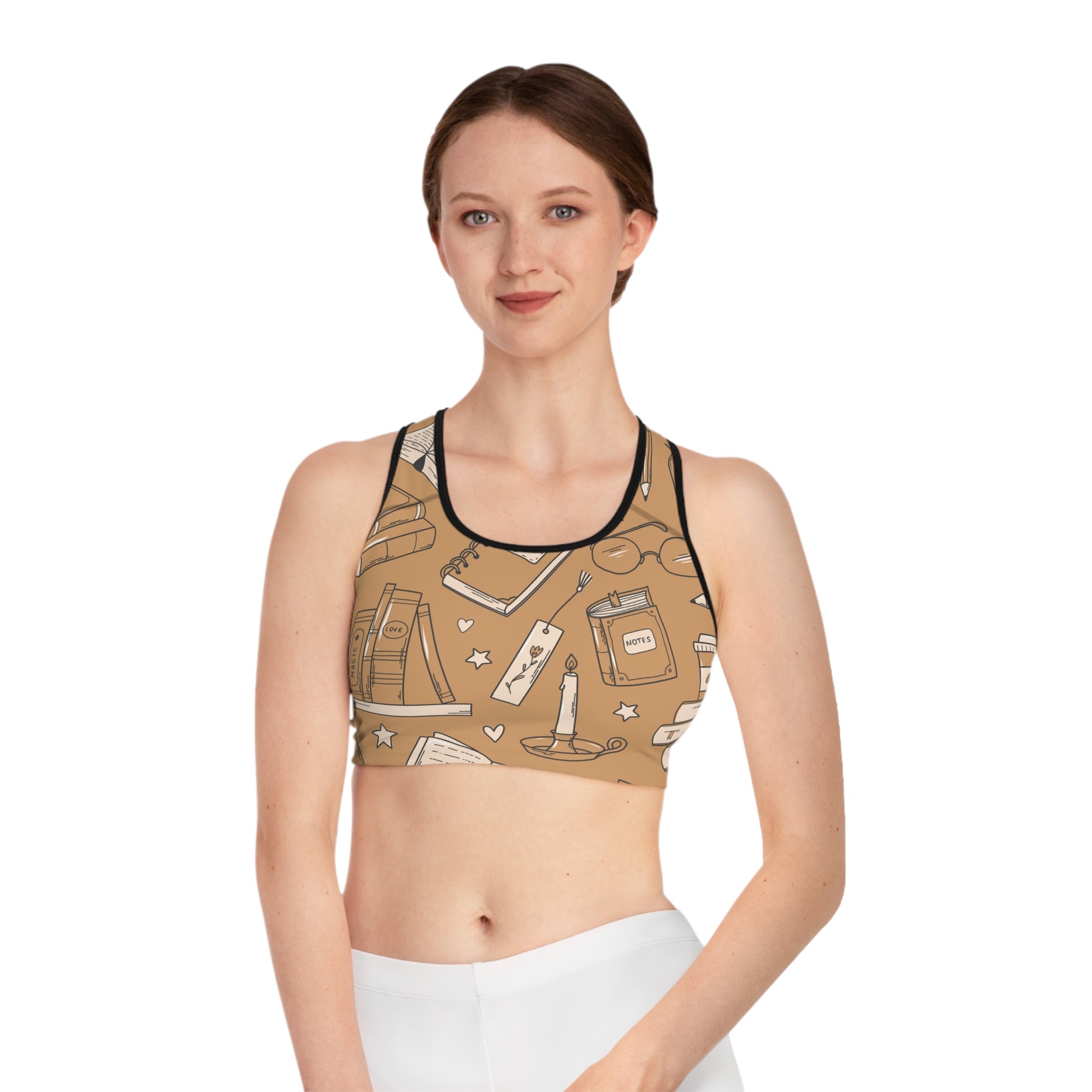 Women's Bookshelf Sports Bra