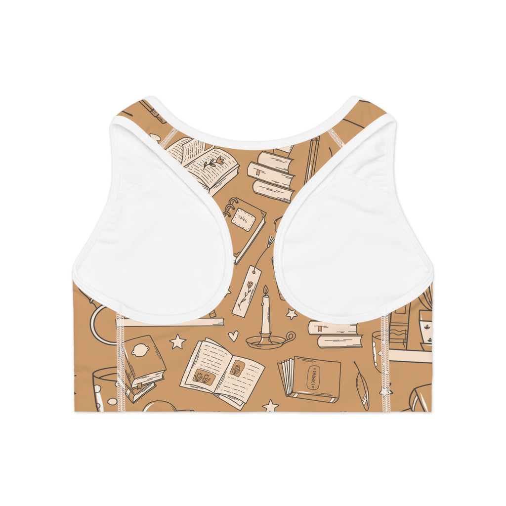 Women's Bookshelf Sports Bra