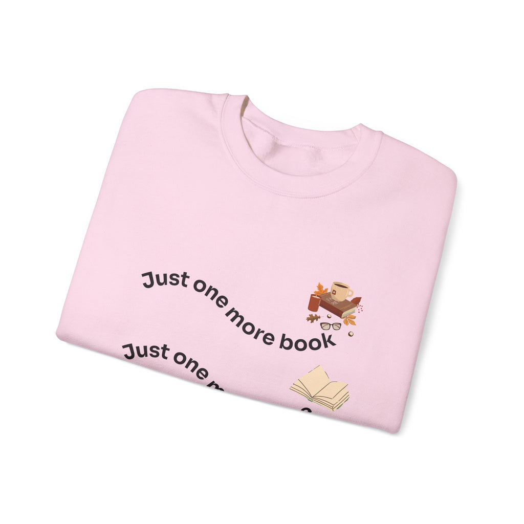 Reading Lover's Crewneck Sweatshirt, Cozy Literary Gift, Bookworm Apparel, Gift for Book Lovers, Cute Sweatshirt for Holidays, Just [...]