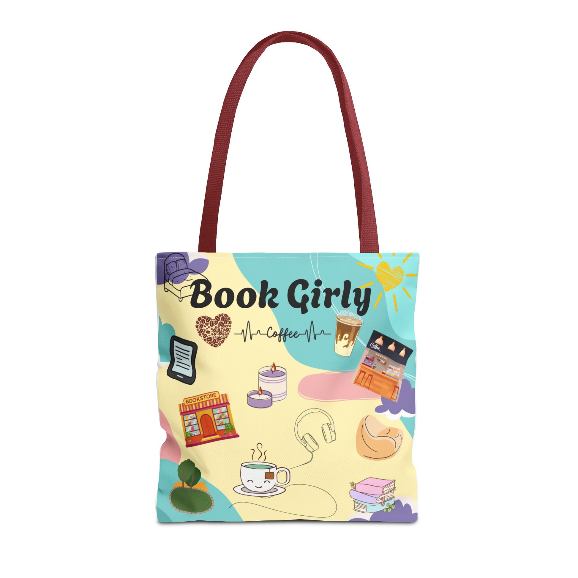 Girly Book Tote Bag