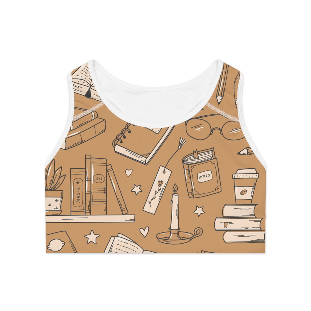 Women's Bookshelf Sports Bra