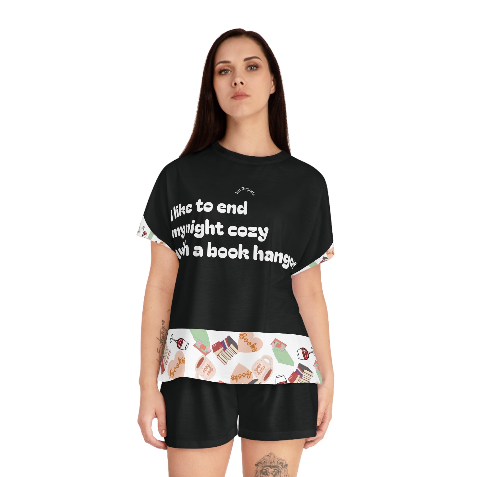 Book Hangover Pj Shorts Set