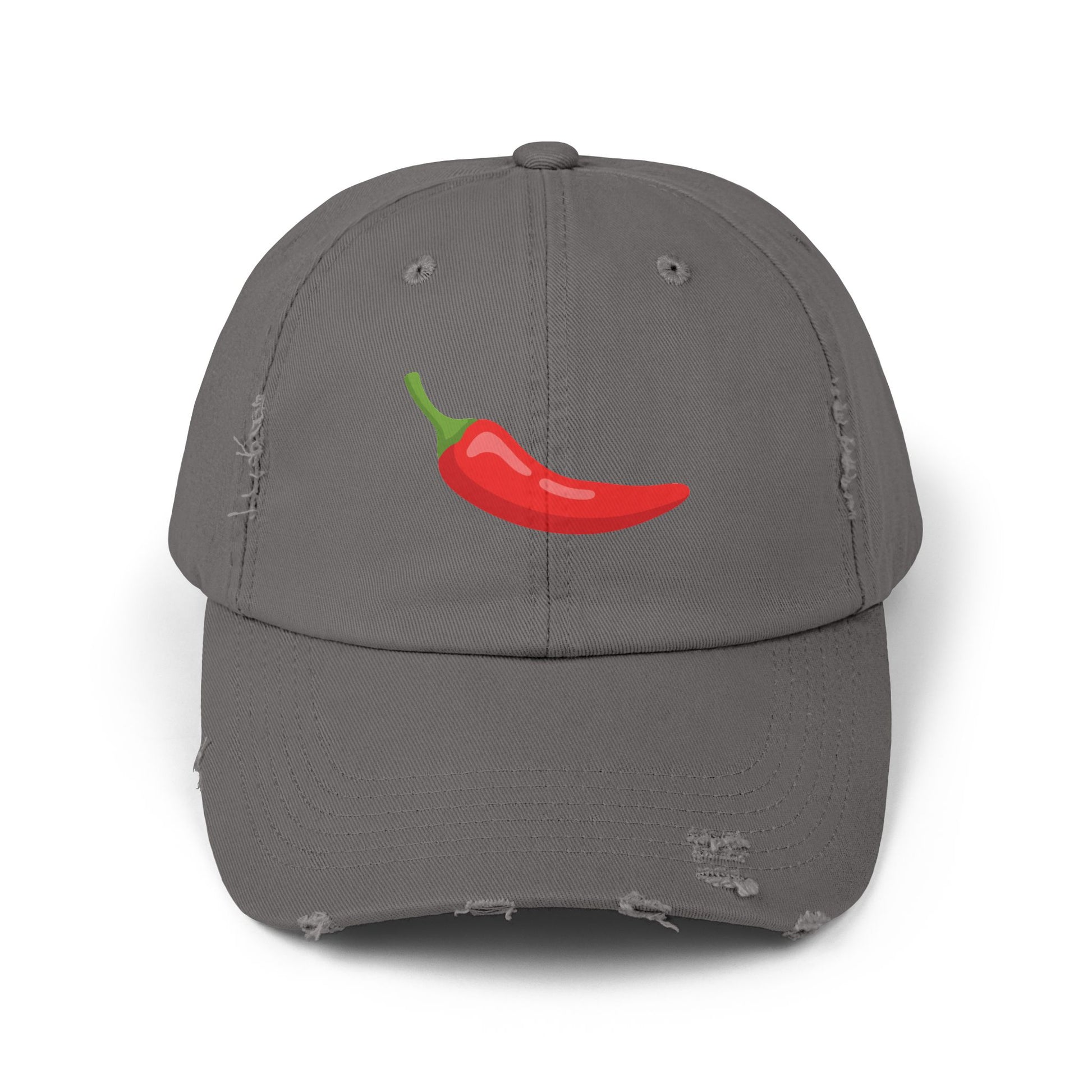 Red Chili Pepper 'Spicy Book' Distressed Cap