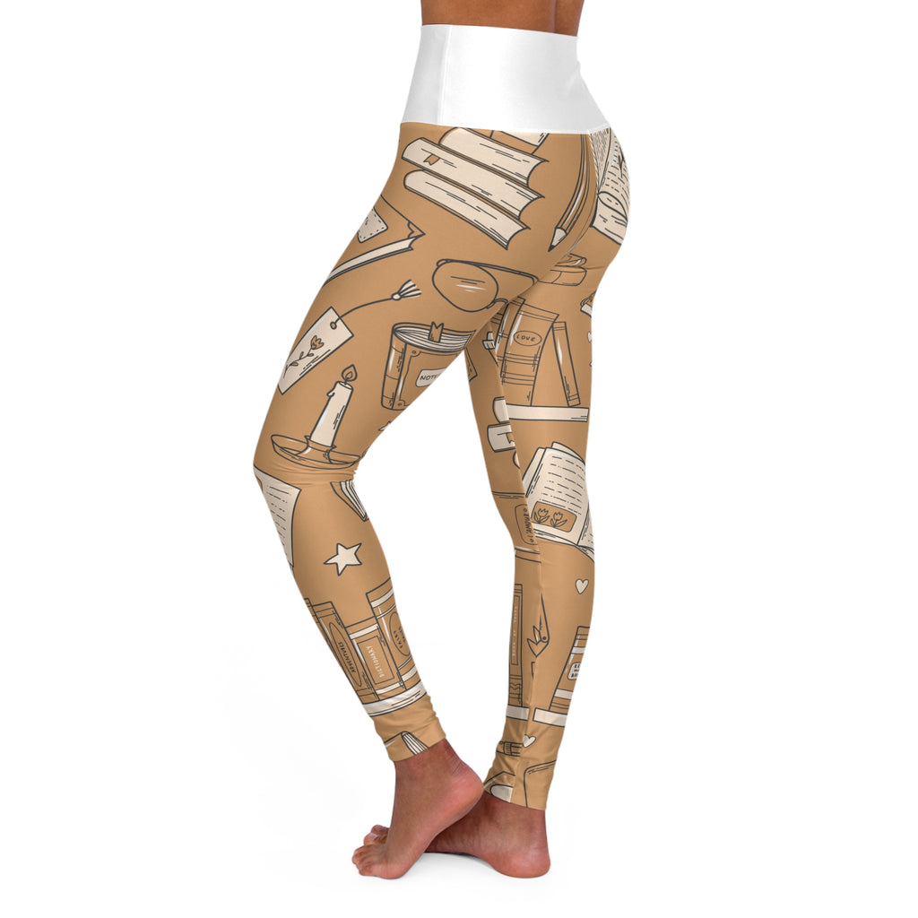 Bookshelf Yoga Leggings