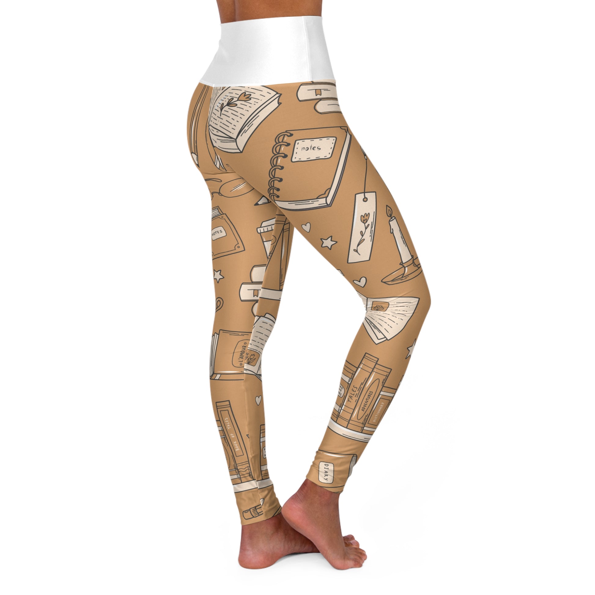 Bookshelf Yoga Leggings