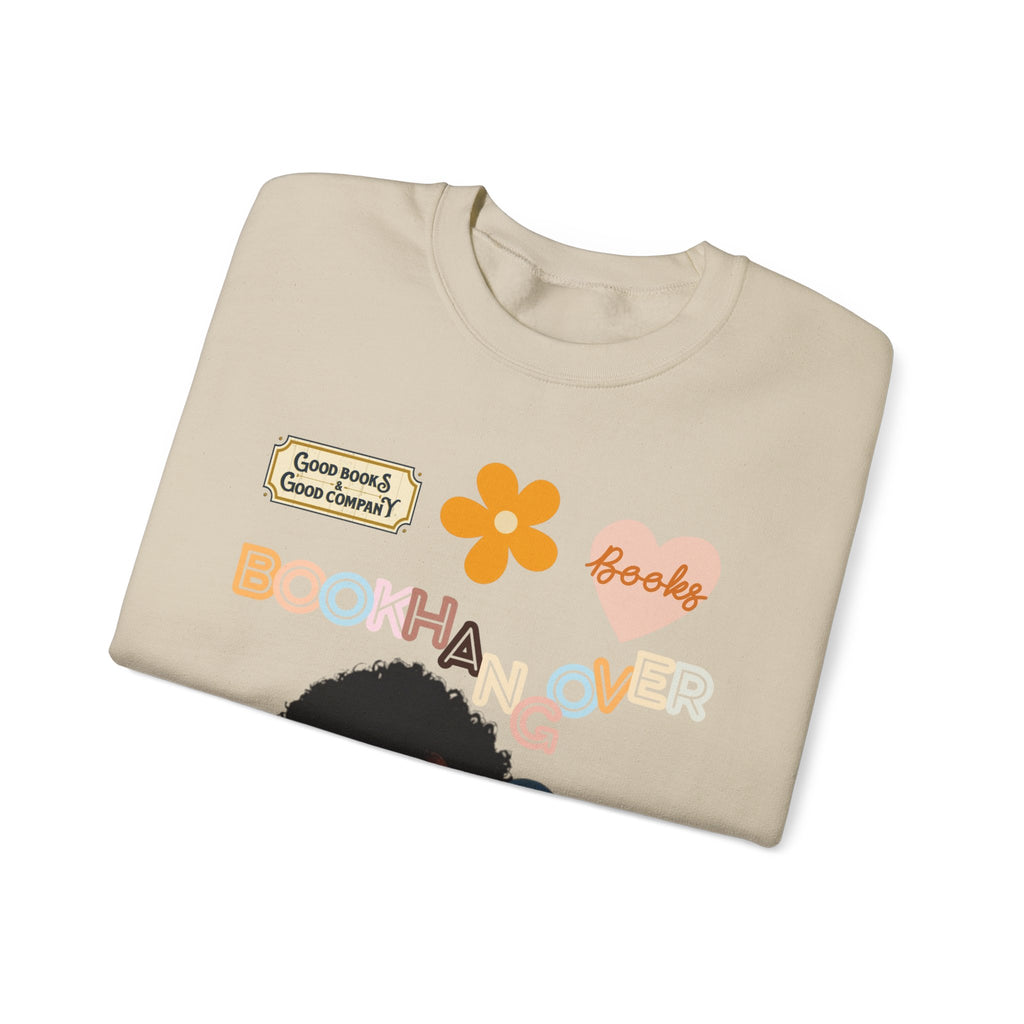 Cozy Book Hangover Sweatshirt, Perfect Gift for Readers, Bookish Decor, Casual Lounge Wear, Autumn Vibes, Seasonal Comfort