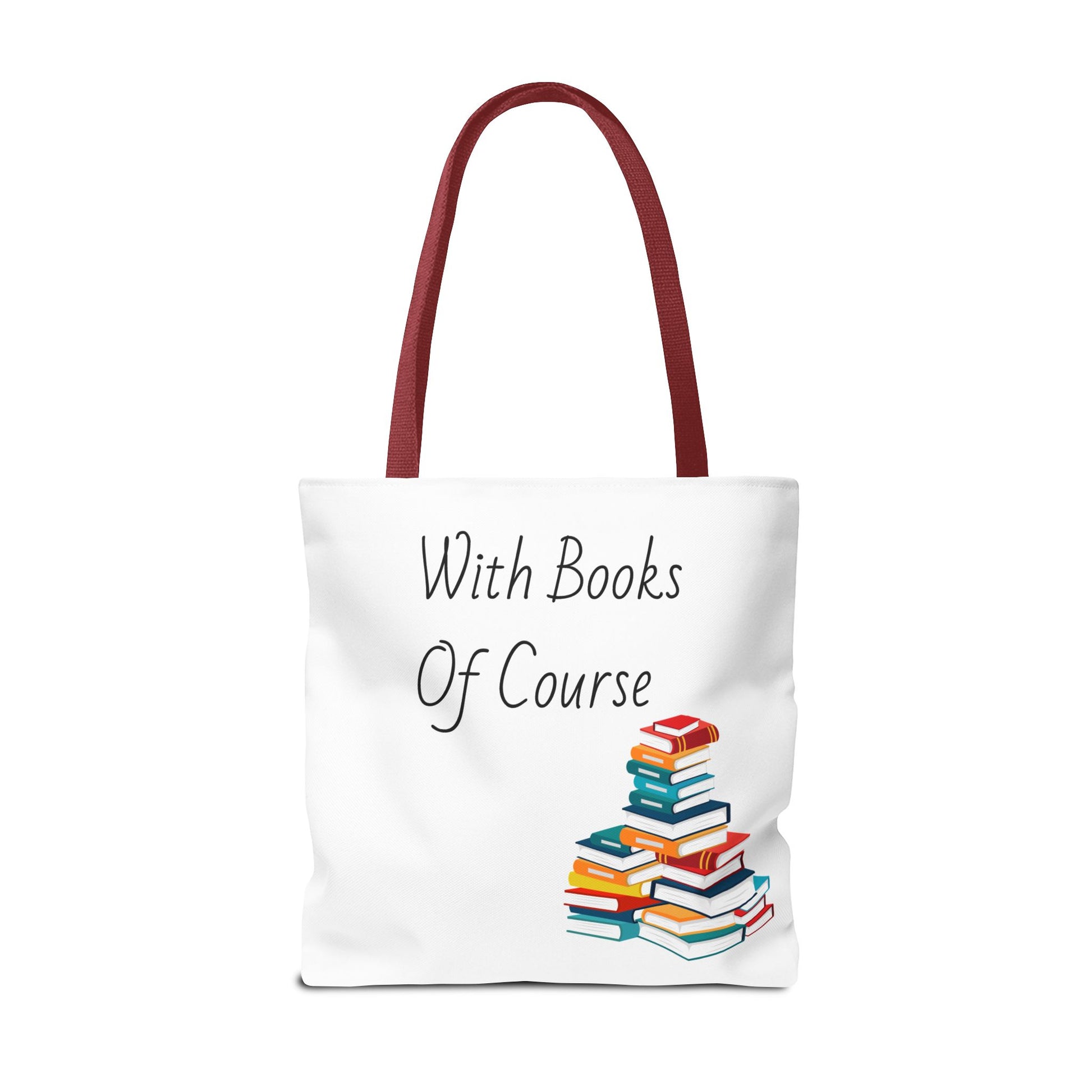 Whimsical Tote Bag Fill Me Up, Books Lover Gift, Cute Canvas Tote