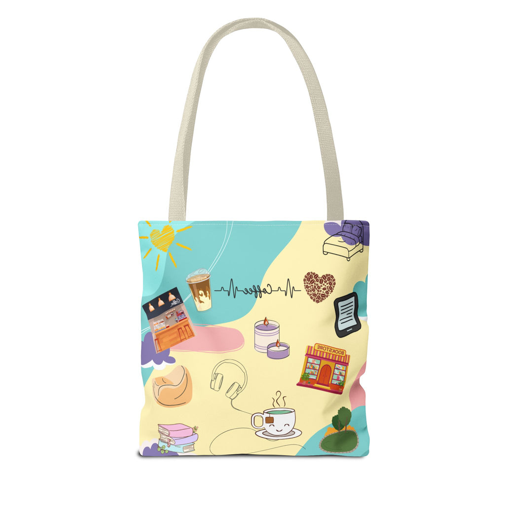 Girly Book Tote Bag