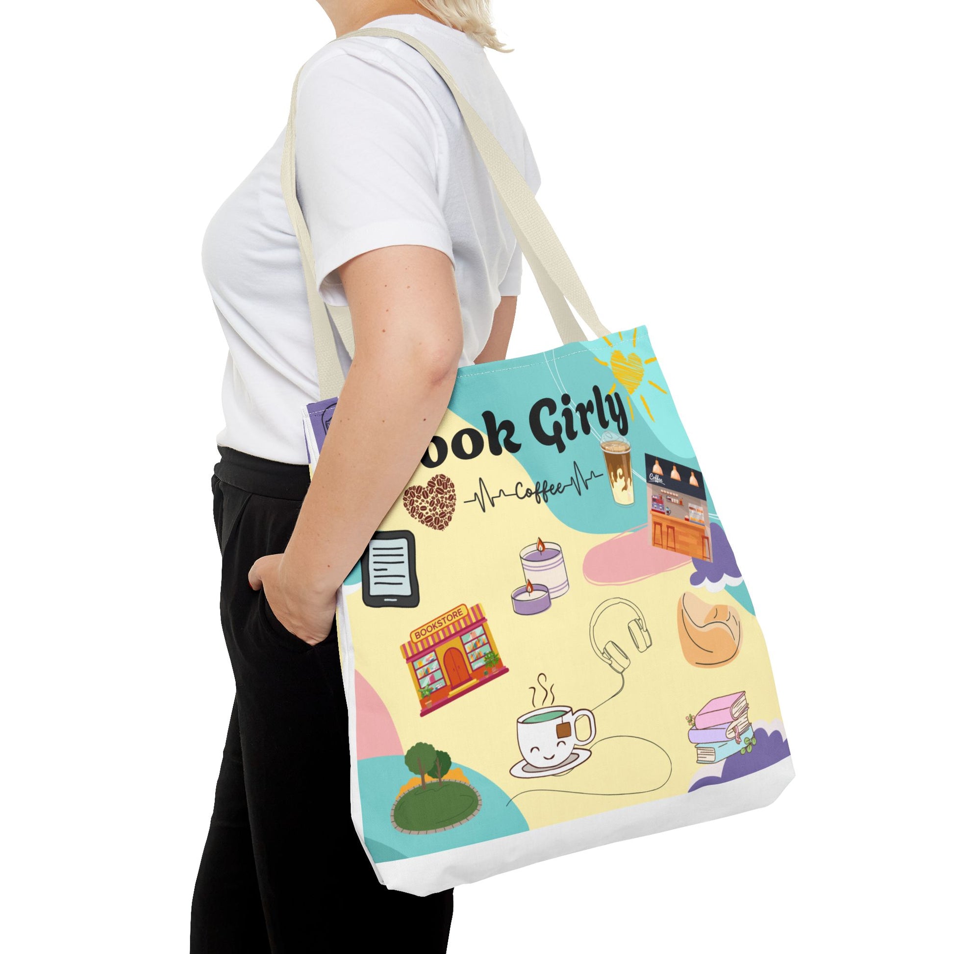 Girly Book Tote Bag