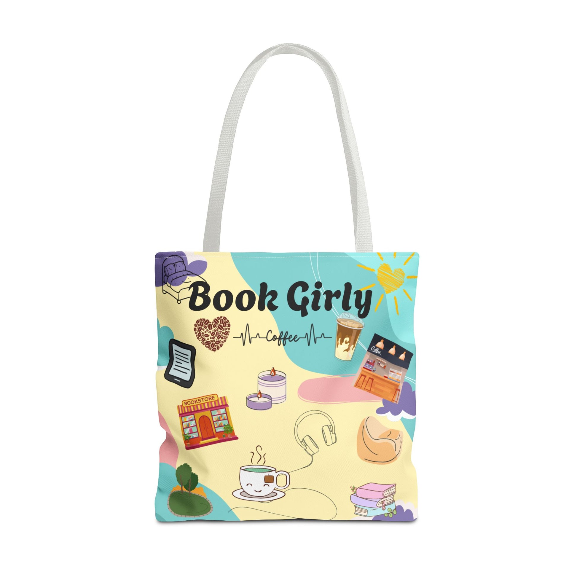 Girly Book Tote Bag
