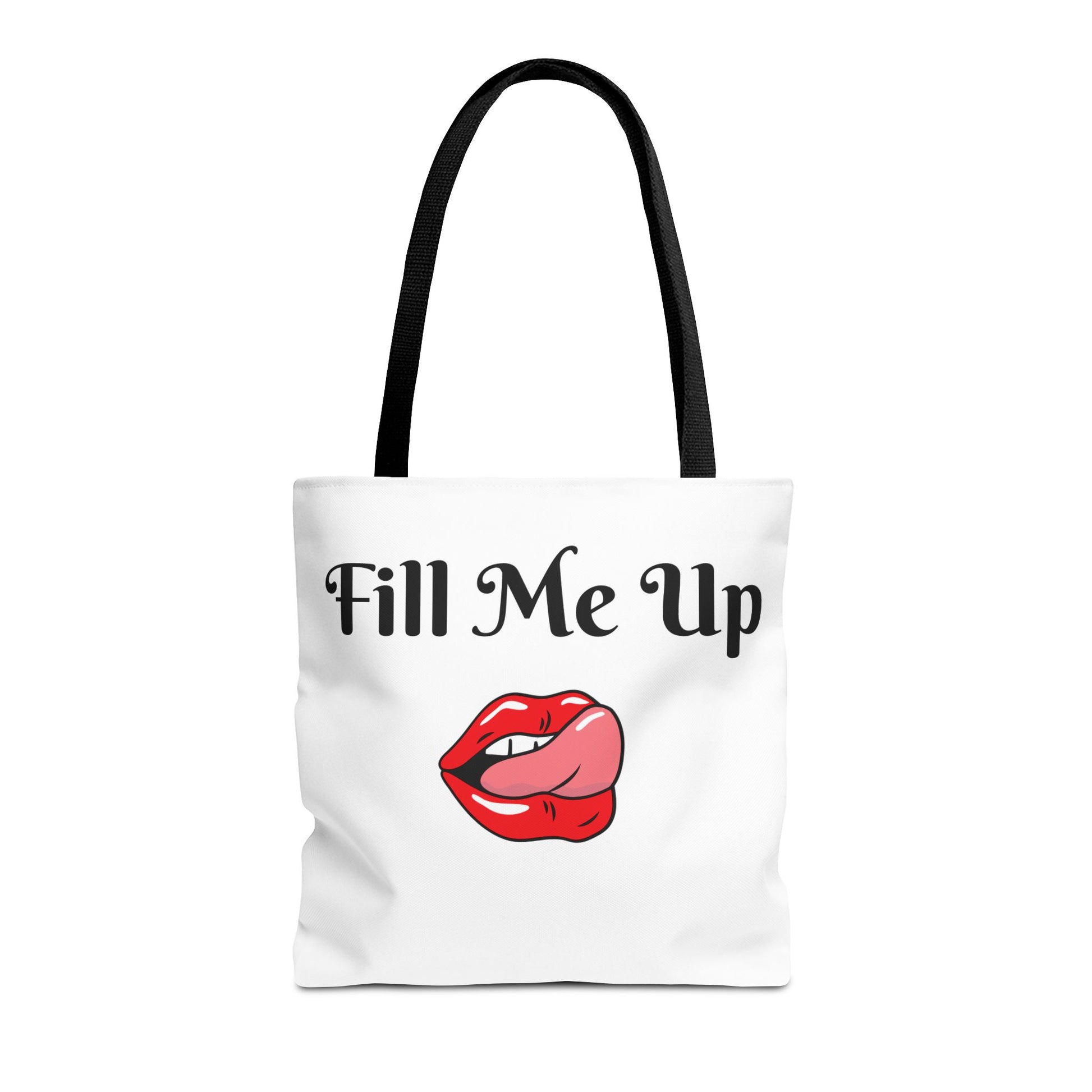 Whimsical Tote Bag Fill Me Up, Books Lover Gift, Cute Canvas Tote