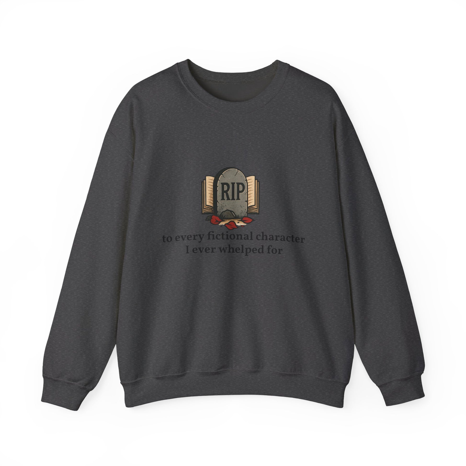 Rest in Peace Fictional Characters Sweatshirt, Cozy Crewneck, Unisex Pullover, Perfect Gift for Book Lovers, Writer Apparel, Heartfelt [...]