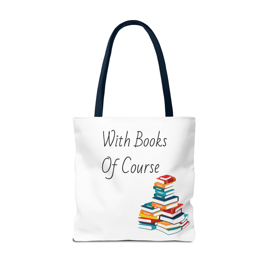 Whimsical Tote Bag Fill Me Up, Books Lover Gift, Cute Canvas Tote