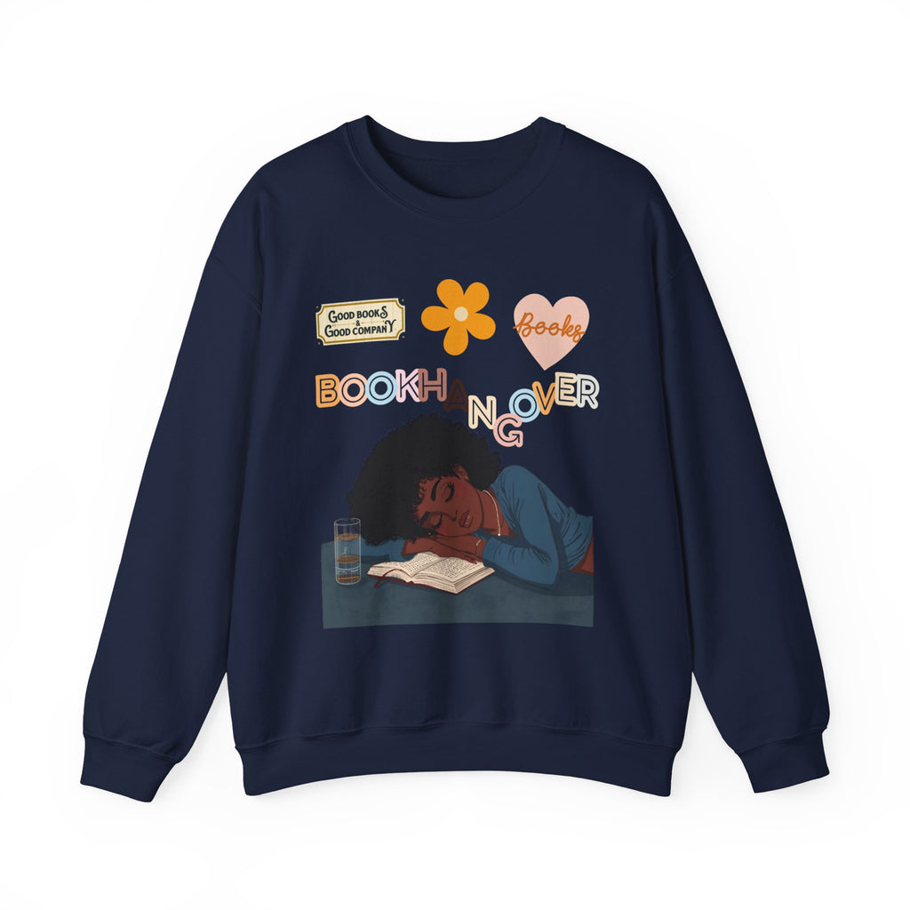 Cozy Book Hangover Sweatshirt, Perfect Gift for Readers, Bookish Decor, Casual Lounge Wear, Autumn Vibes, Seasonal Comfort