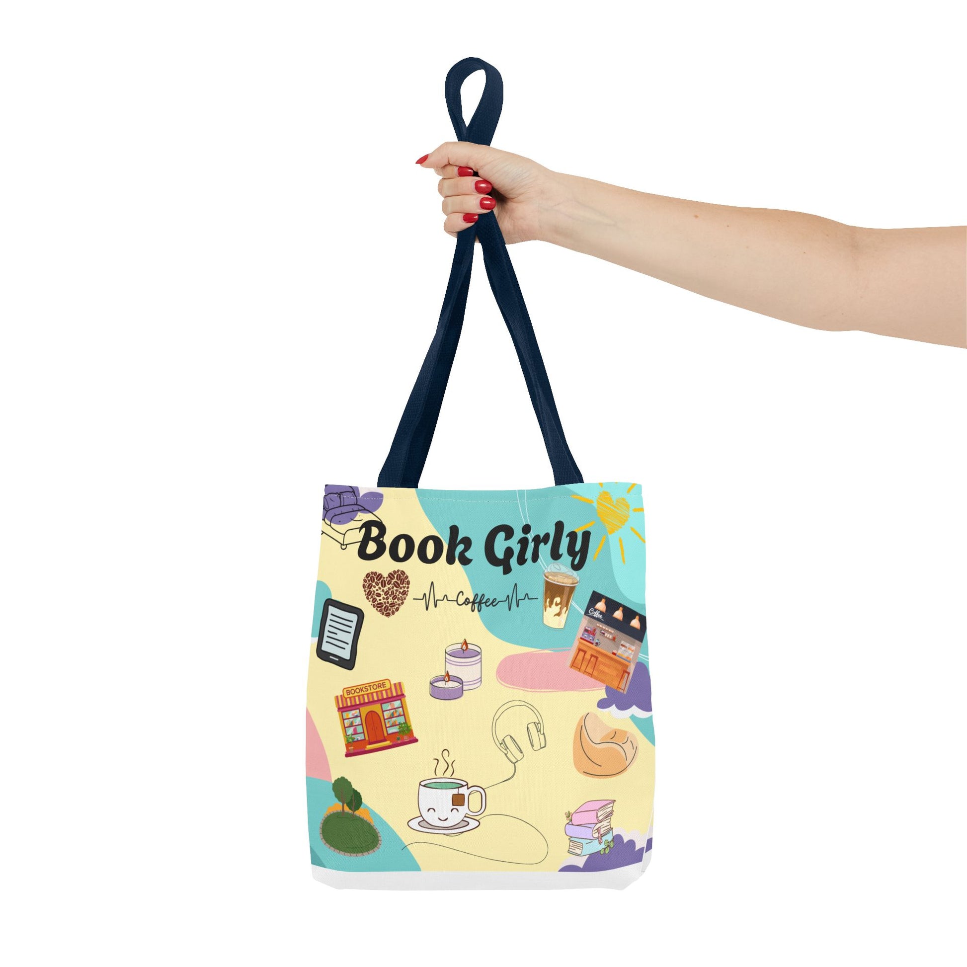 Girly Book Tote Bag