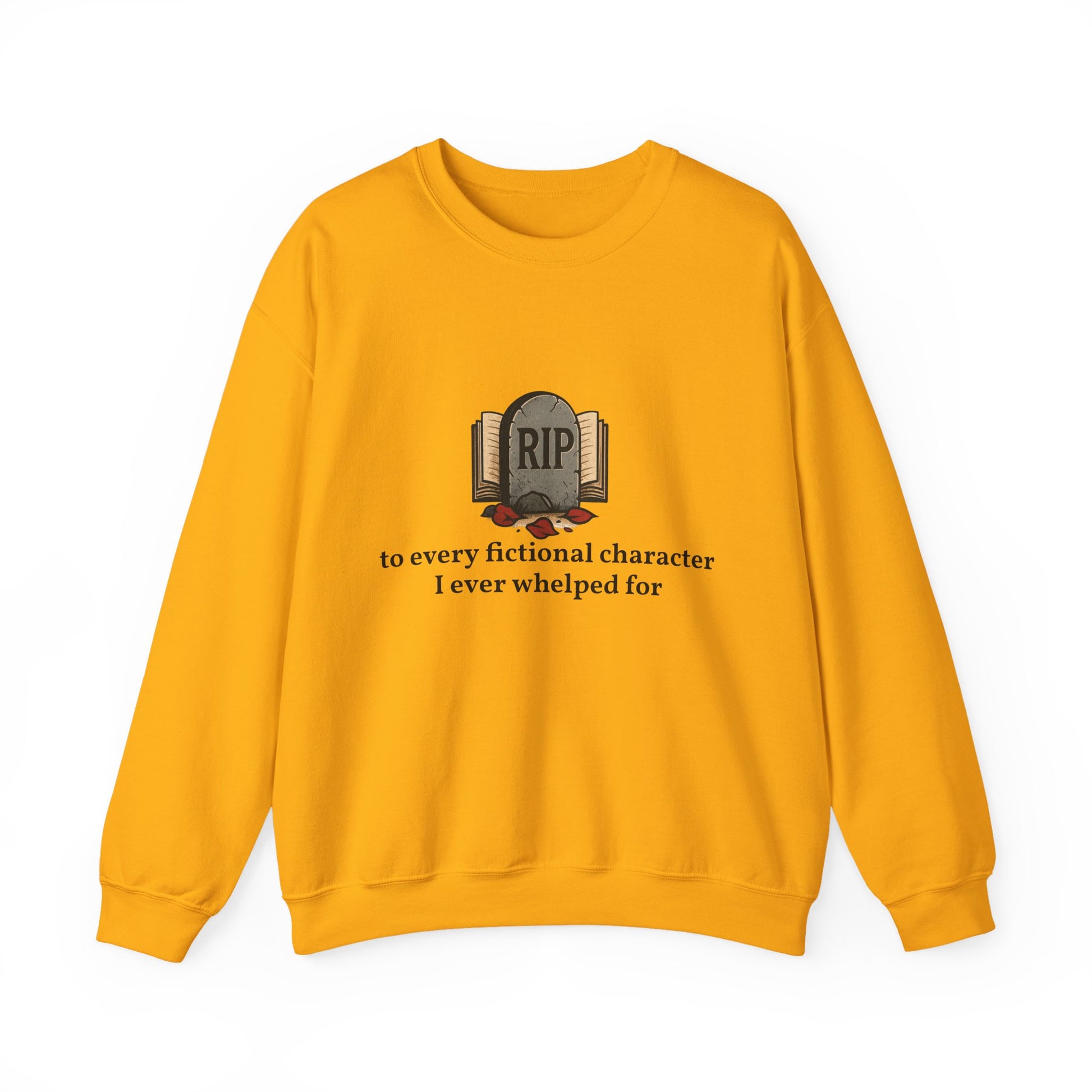 Rest in Peace Fictional Characters Sweatshirt, Cozy Crewneck, Unisex Pullover, Perfect Gift for Book Lovers, Writer Apparel, Heartfelt [...]