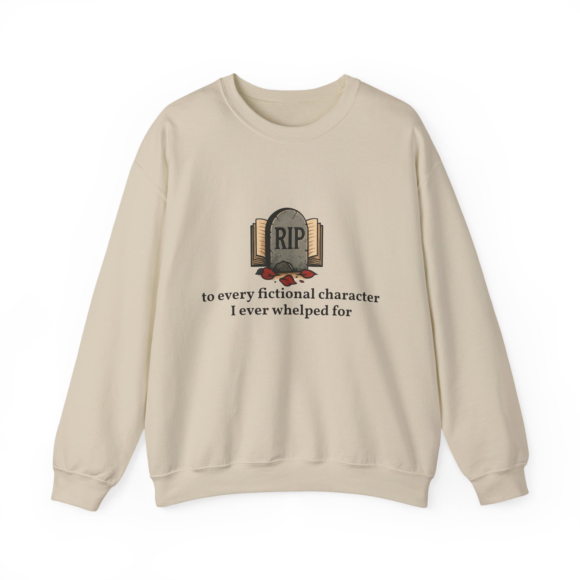Rest in Peace Fictional Characters Sweatshirt, Cozy Crewneck, Unisex Pullover, Perfect Gift for Book Lovers, Writer Apparel, Heartfelt [...]