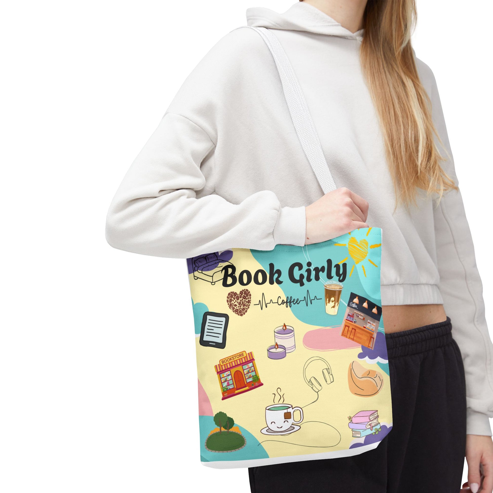Girly Book Tote Bag
