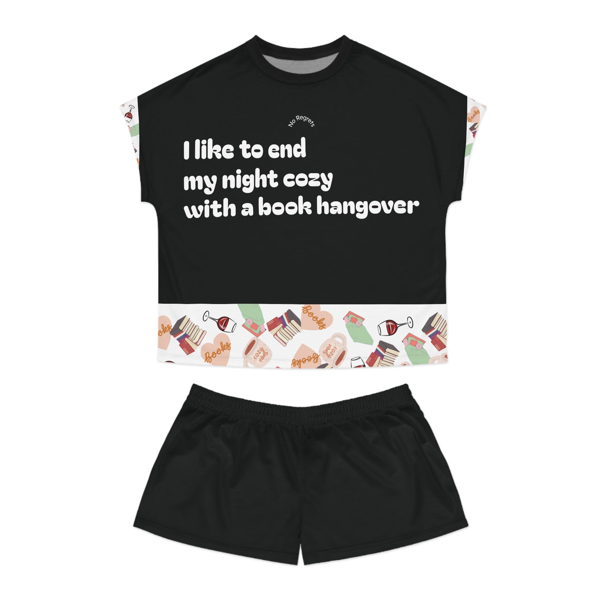 Book Hangover Pj Shorts Set
