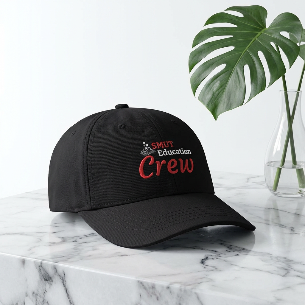 Smut Education Crew Cap | Camo Cap, Embroidered Adjustable Baseball Hat