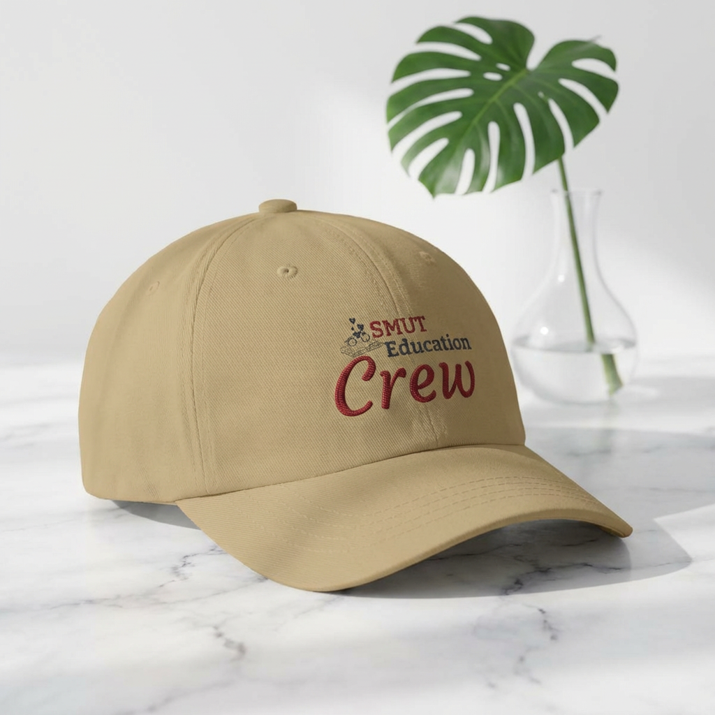 Smut Education Crew Cap | Camo Cap, Embroidered Adjustable Baseball Hat