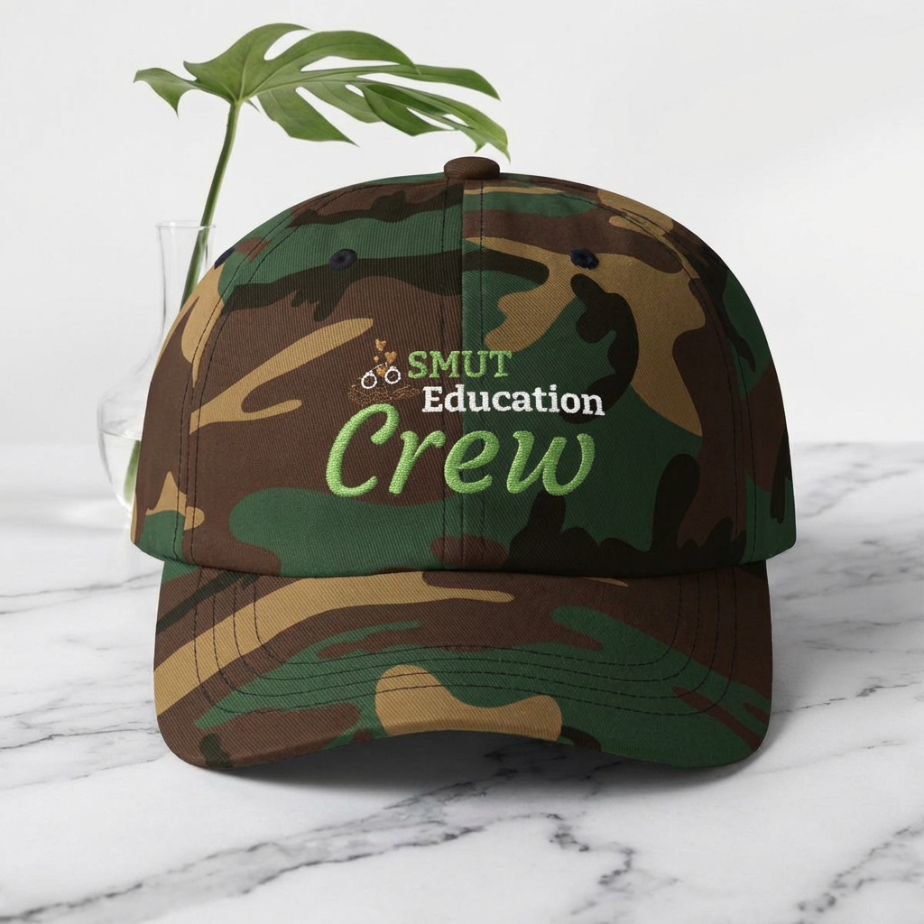 Smut Education Crew Cap | Camo Cap, Embroidered Adjustable Baseball Hat