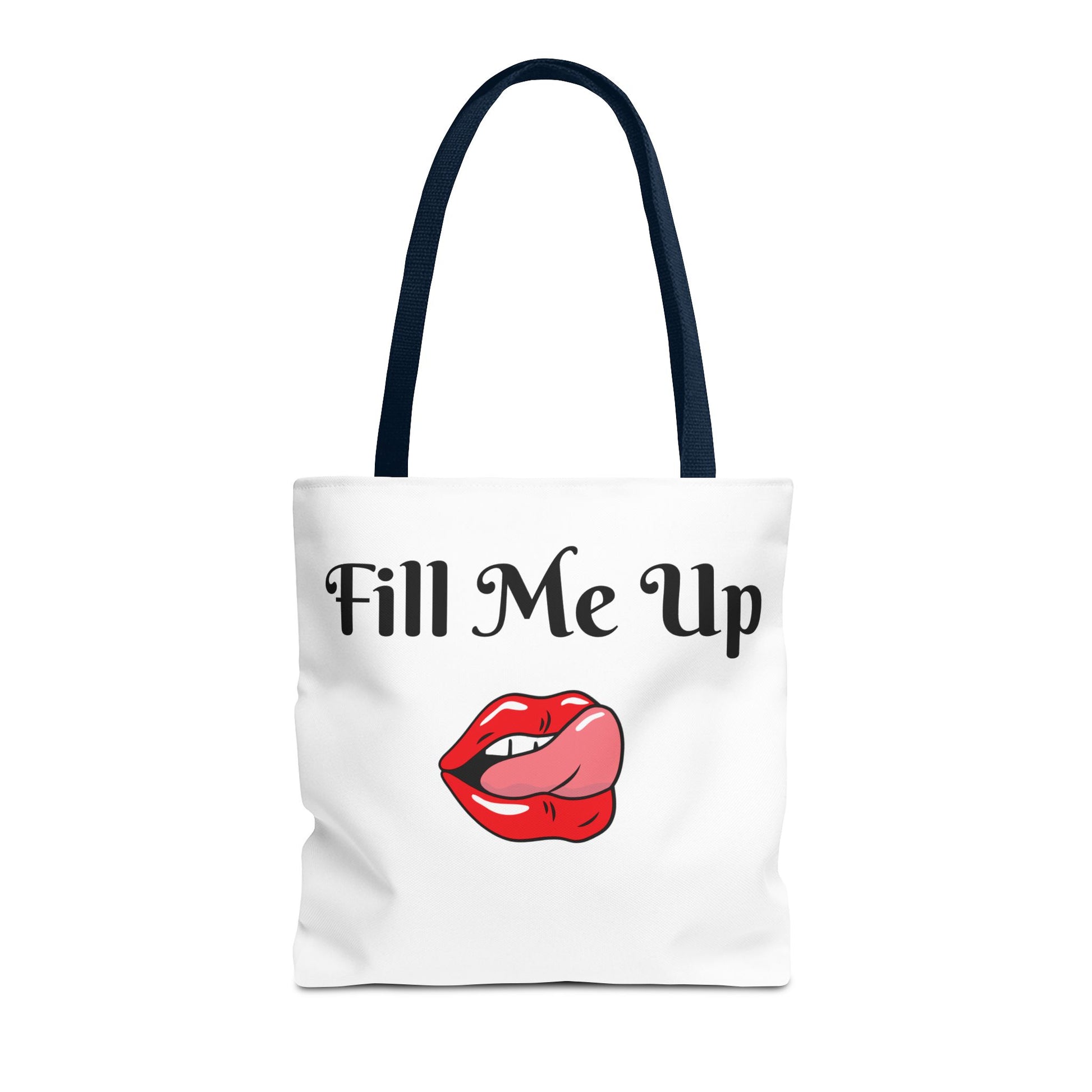 Whimsical Tote Bag Fill Me Up, Books Lover Gift, Cute Canvas Tote