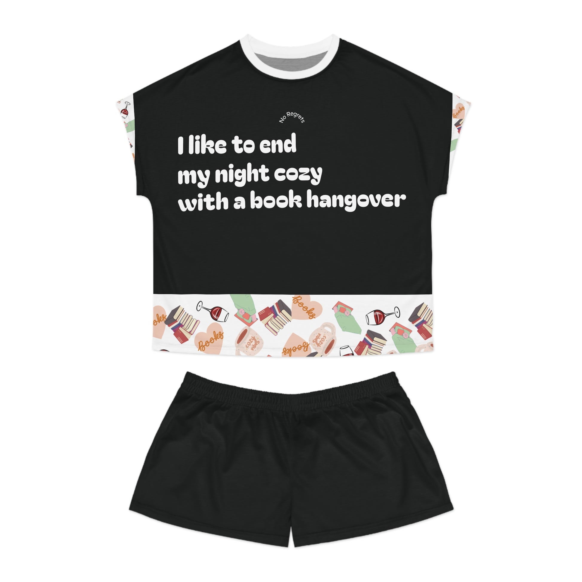 Book Hangover Pj Shorts Set