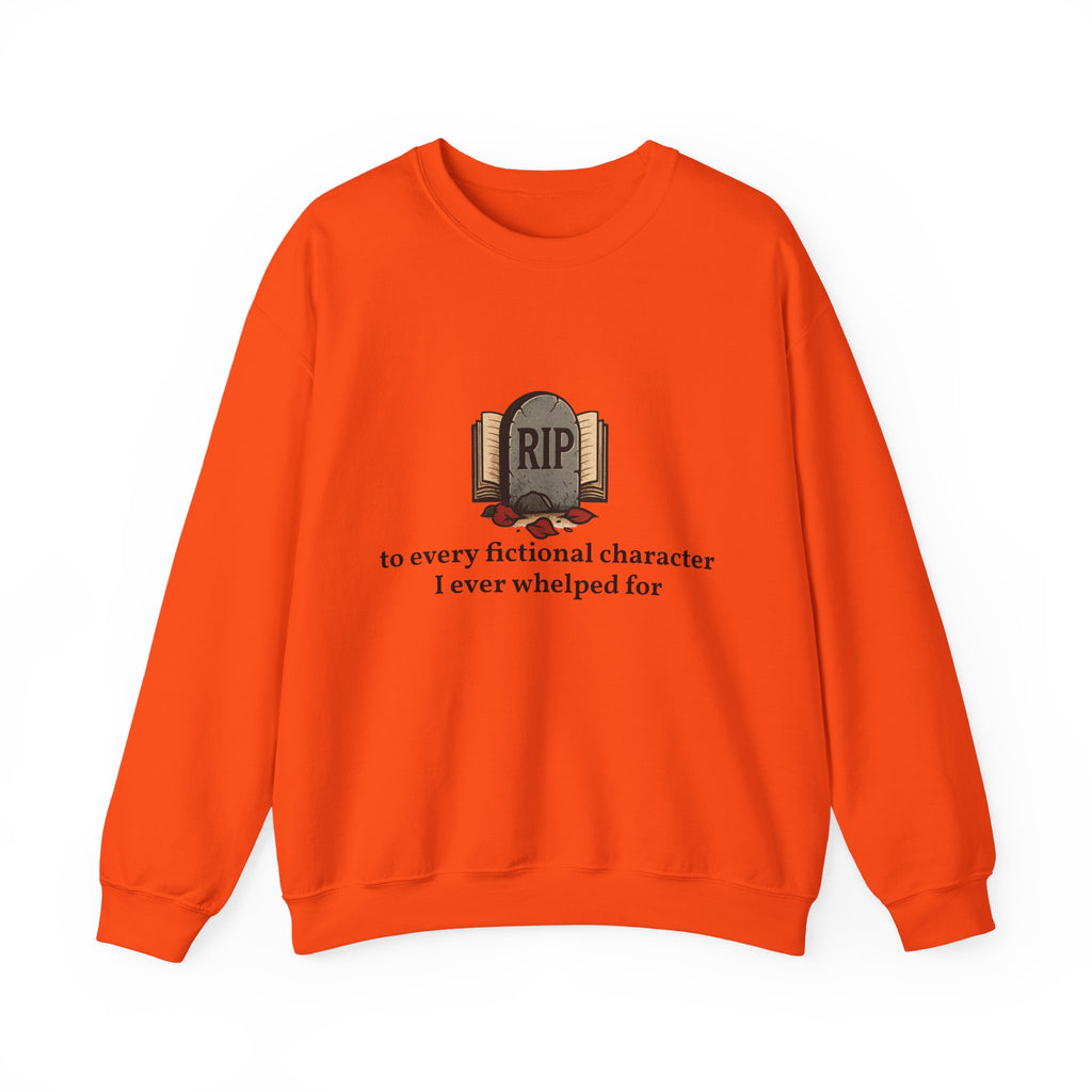 Rest in Peace Fictional Characters Sweatshirt, Cozy Crewneck, Unisex Pullover, Perfect Gift for Book Lovers, Writer Apparel, Heartfelt [...]