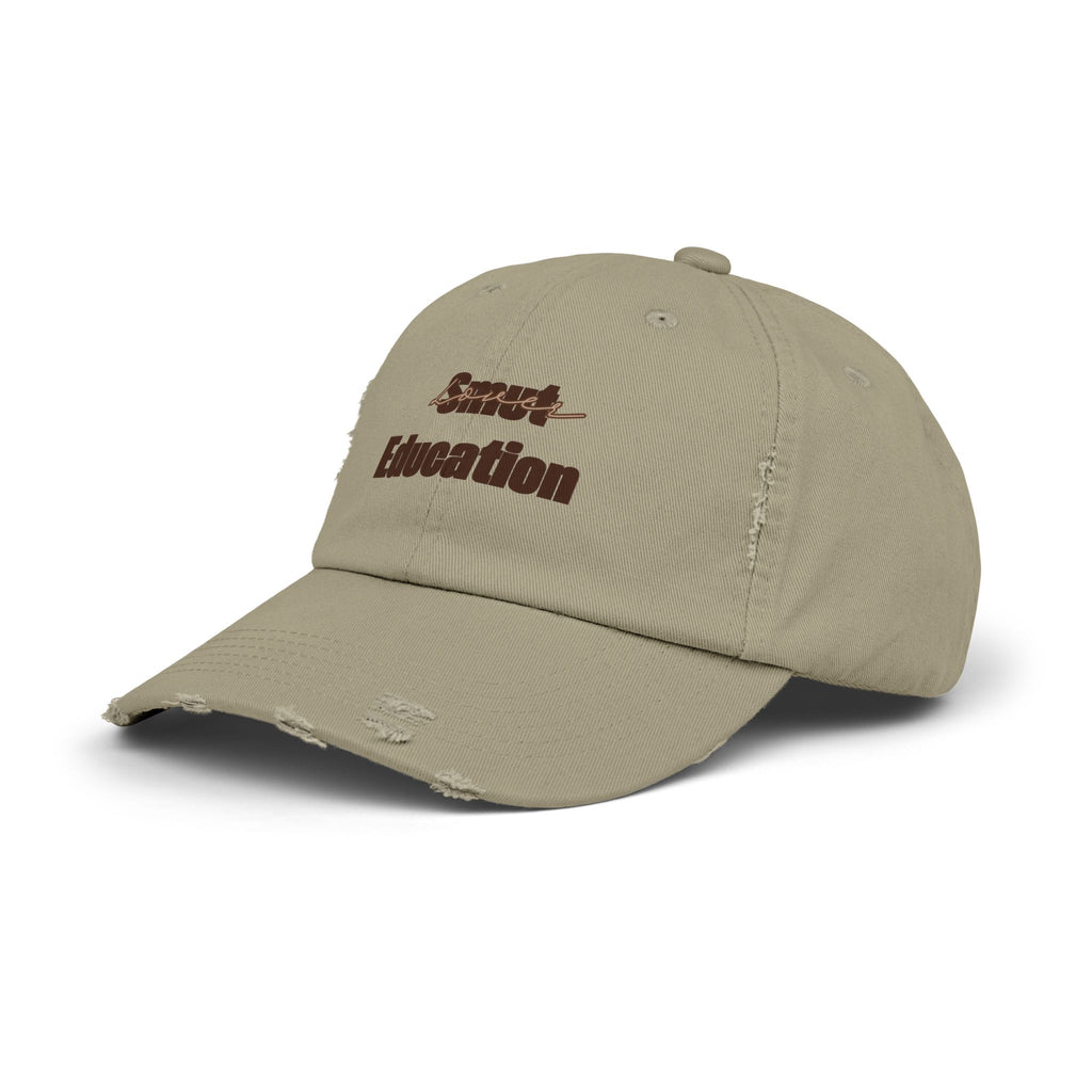 Peanut Butter Baby 'Smut Education Lover' Distressed Cap — Vintage Style Baseball Hat