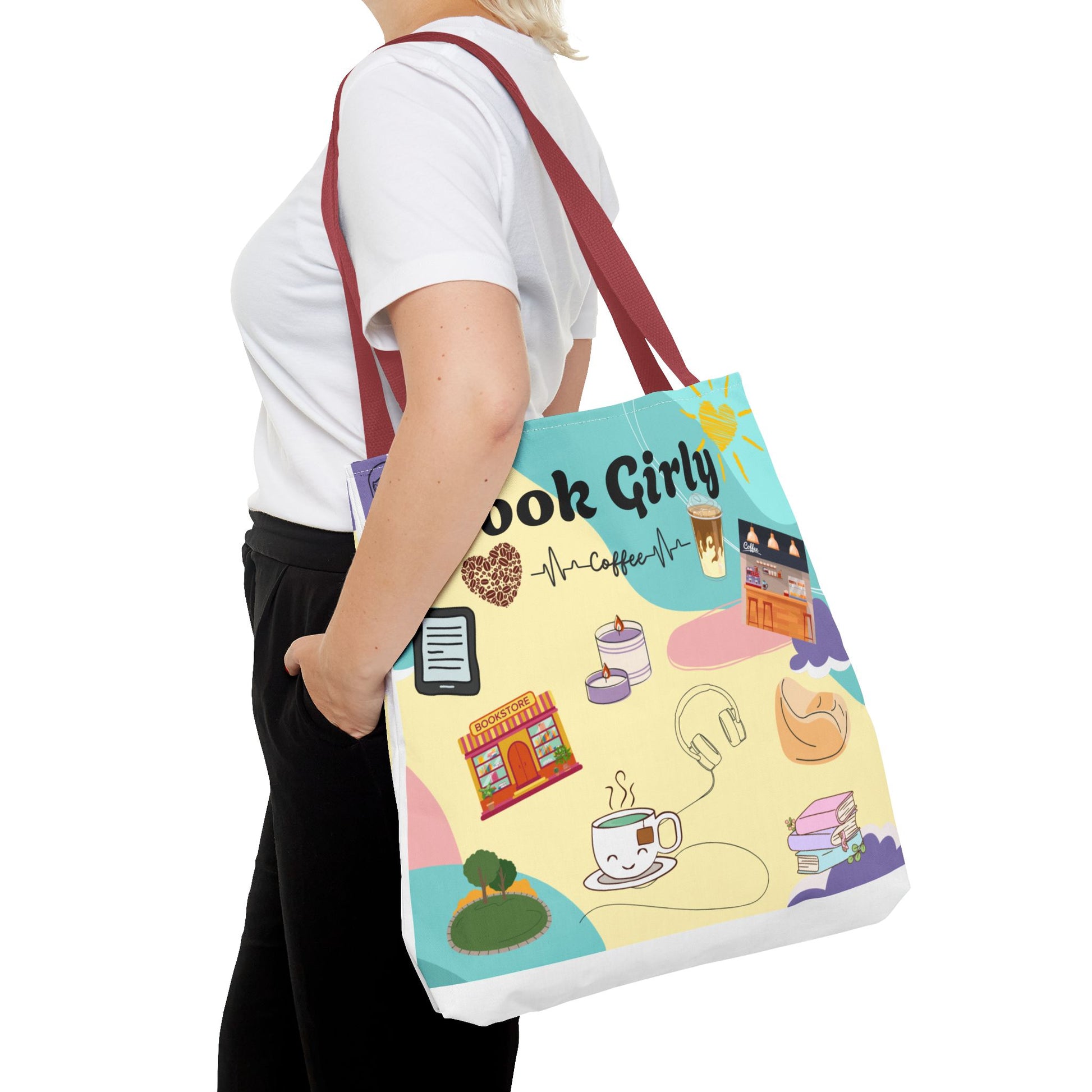Girly Book Tote Bag