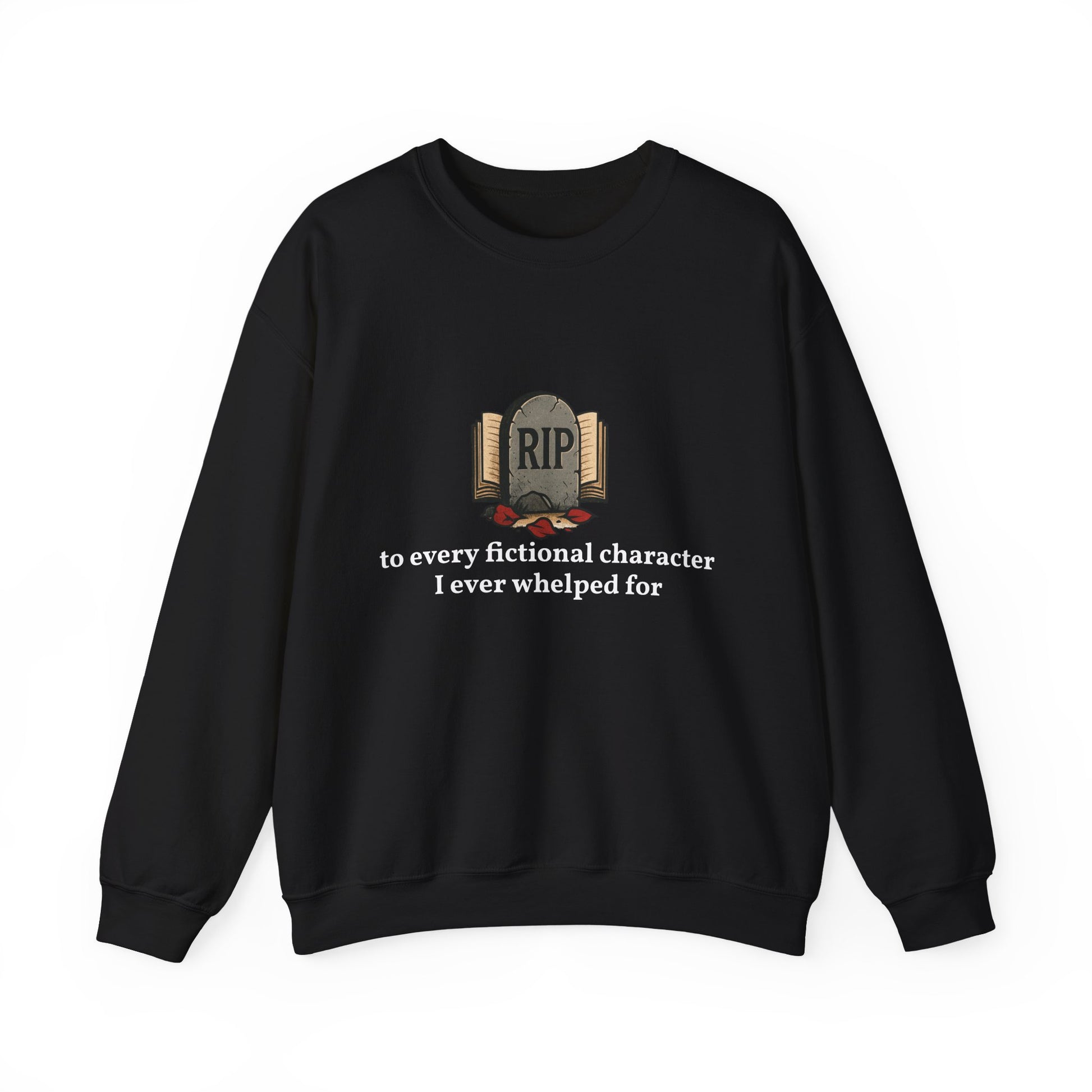 Rest in Peace Fictional Characters Sweatshirt, Cozy Crewneck, Unisex Pullover, Perfect Gift for Book Lovers, Writer Apparel, Heartfelt [...]
