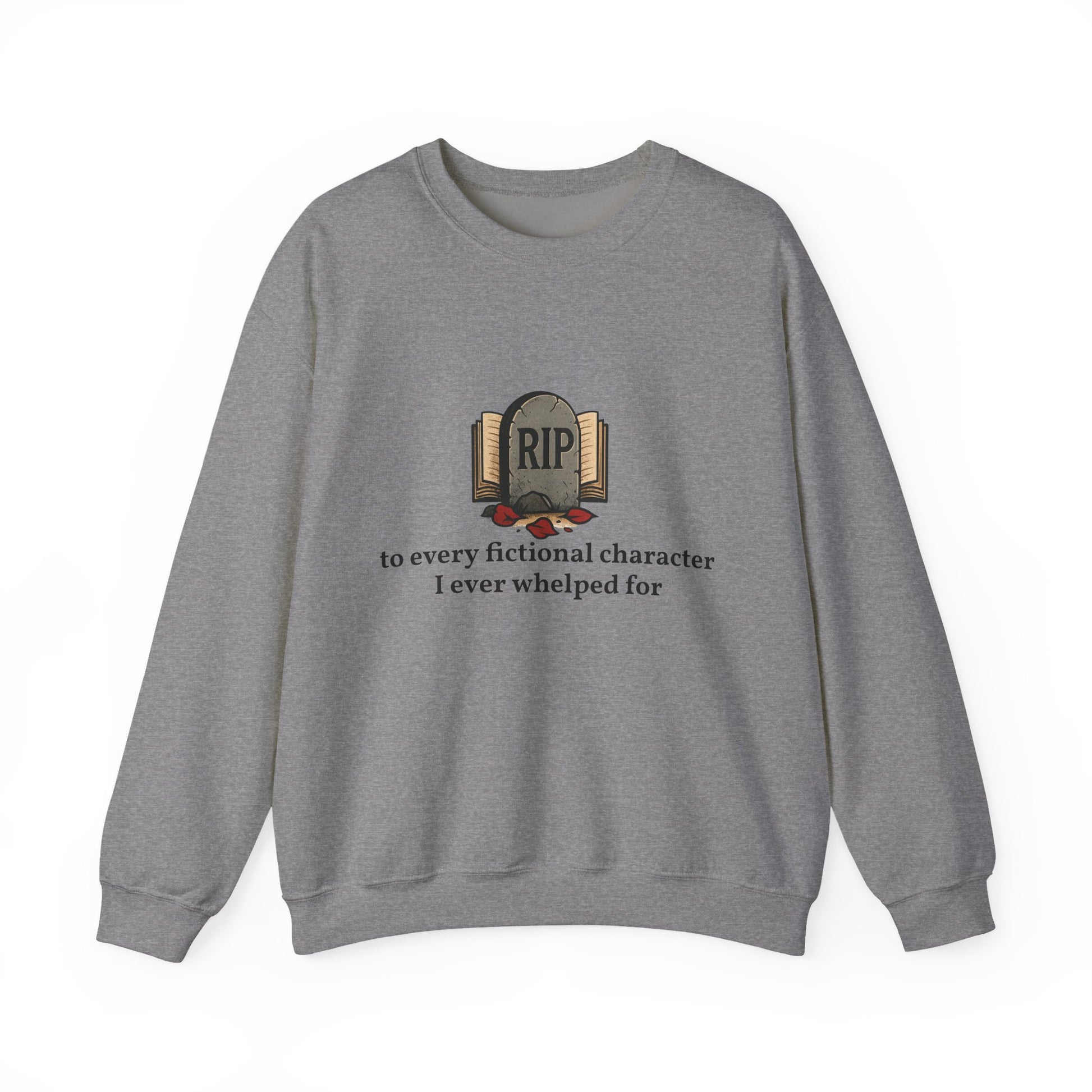 Rest in Peace Fictional Characters Sweatshirt, Cozy Crewneck, Unisex Pullover, Perfect Gift for Book Lovers, Writer Apparel, Heartfelt [...]