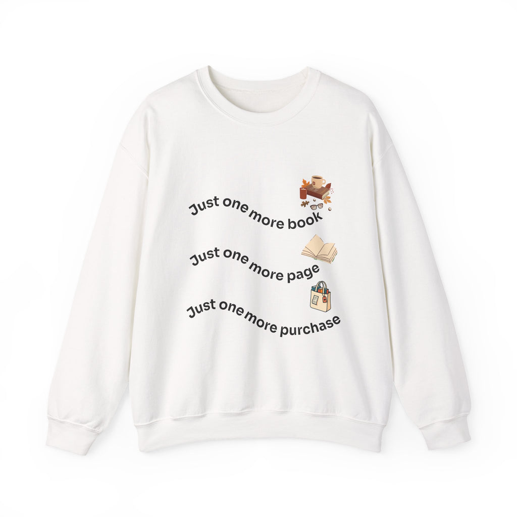 Reading Lover's Crewneck Sweatshirt, Cozy Literary Gift, Bookworm Apparel, Gift for Book Lovers, Cute Sweatshirt for Holidays, Just [...]