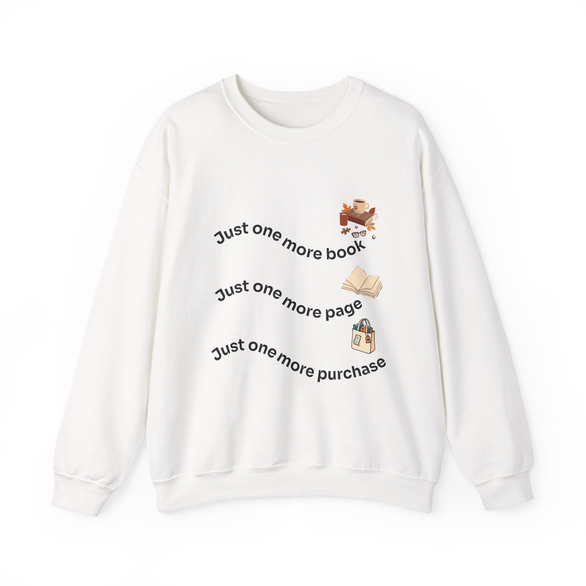 Reading Lover's Crewneck Sweatshirt, Cozy Literary Gift, Bookworm Apparel, Gift for Book Lovers, Cute Sweatshirt for Holidays, Just [...]