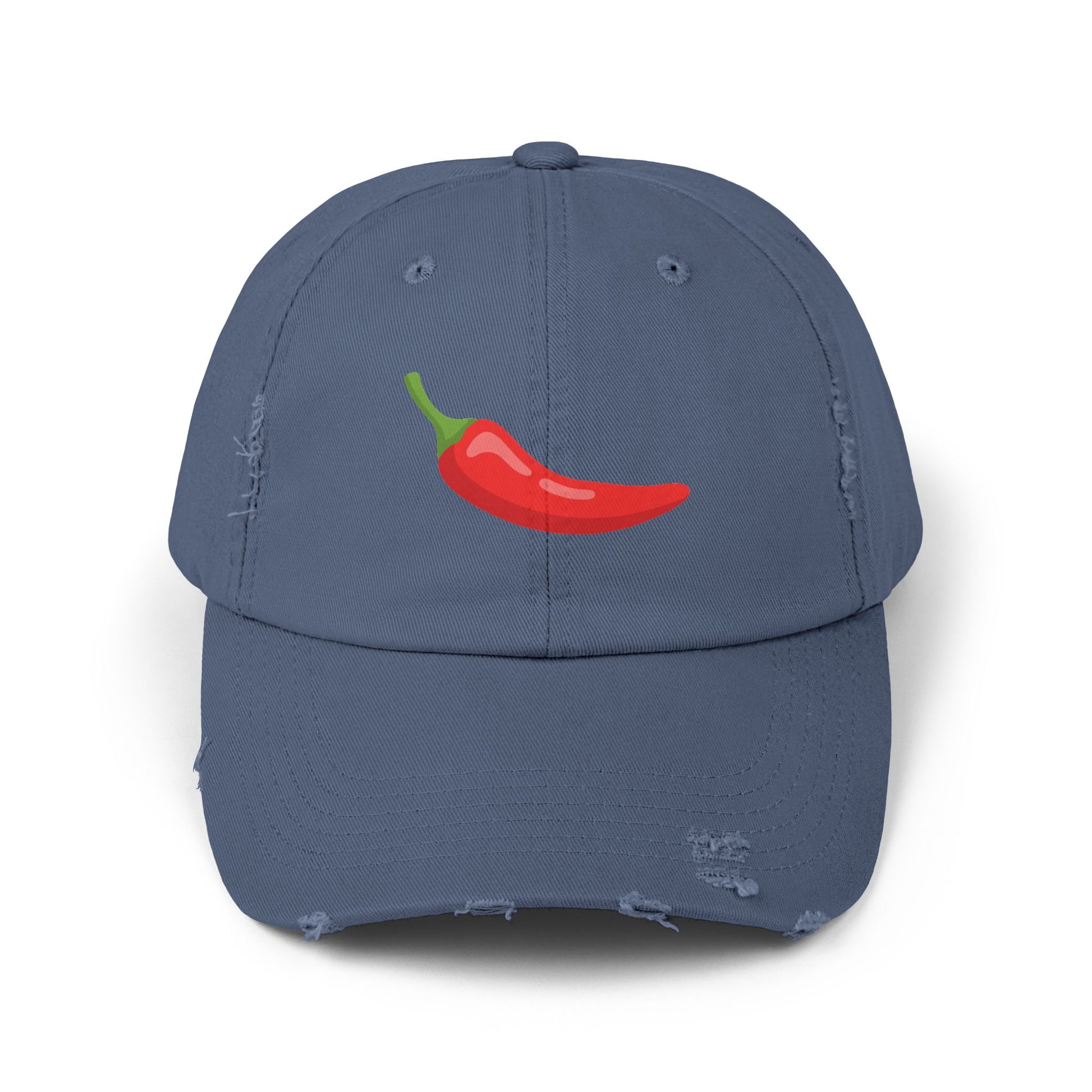 Red Chili Pepper 'Spicy Book' Distressed Cap