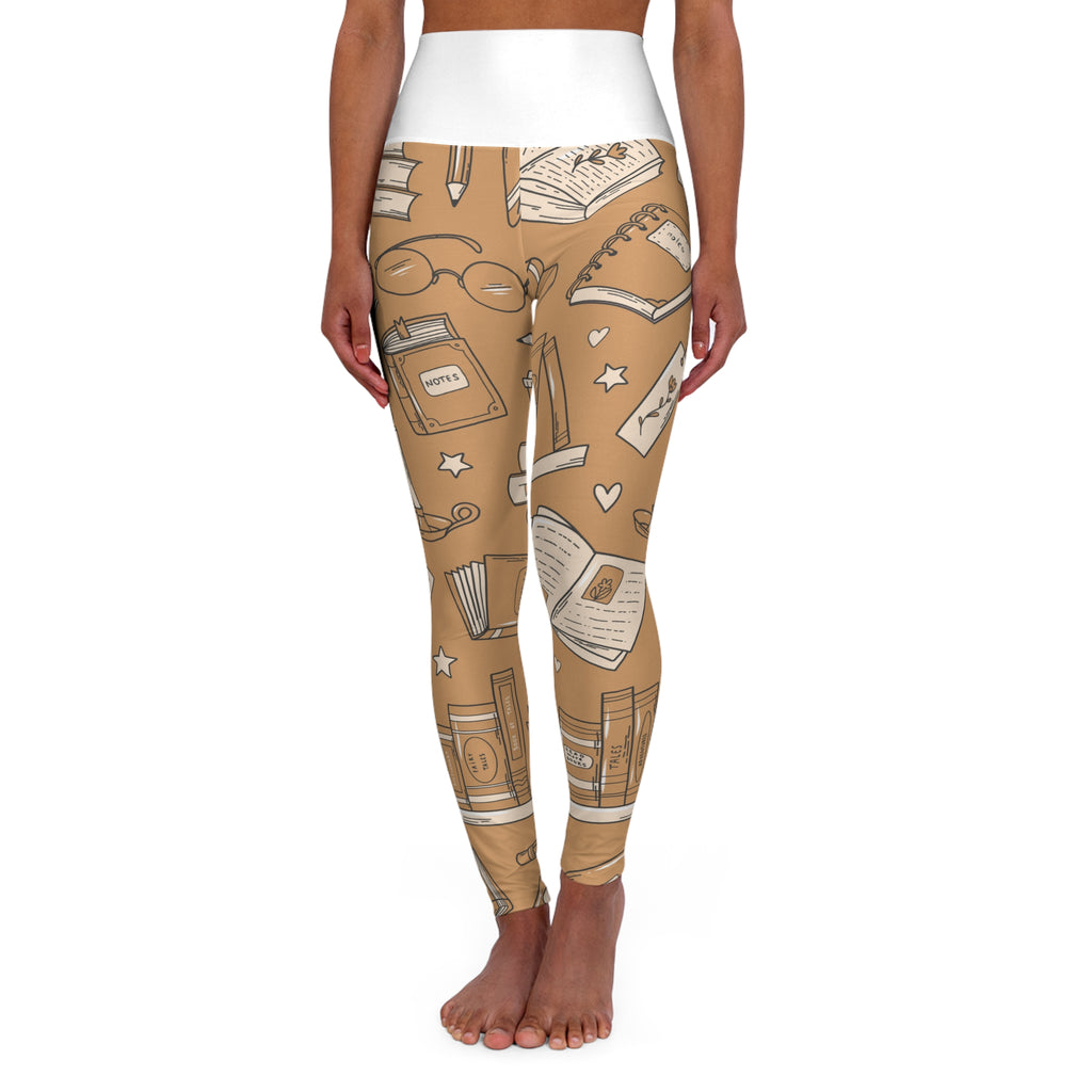 Bookshelf Yoga Leggings