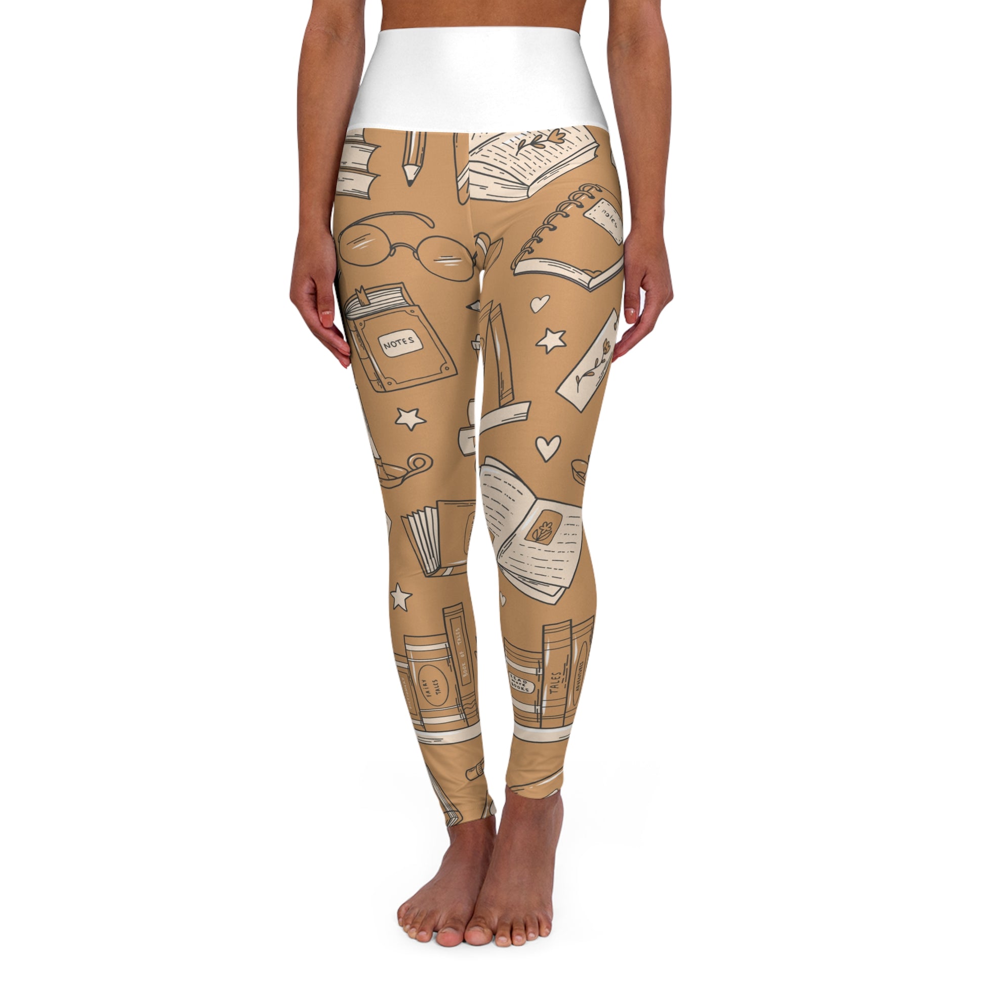 Bookshelf Yoga Leggings