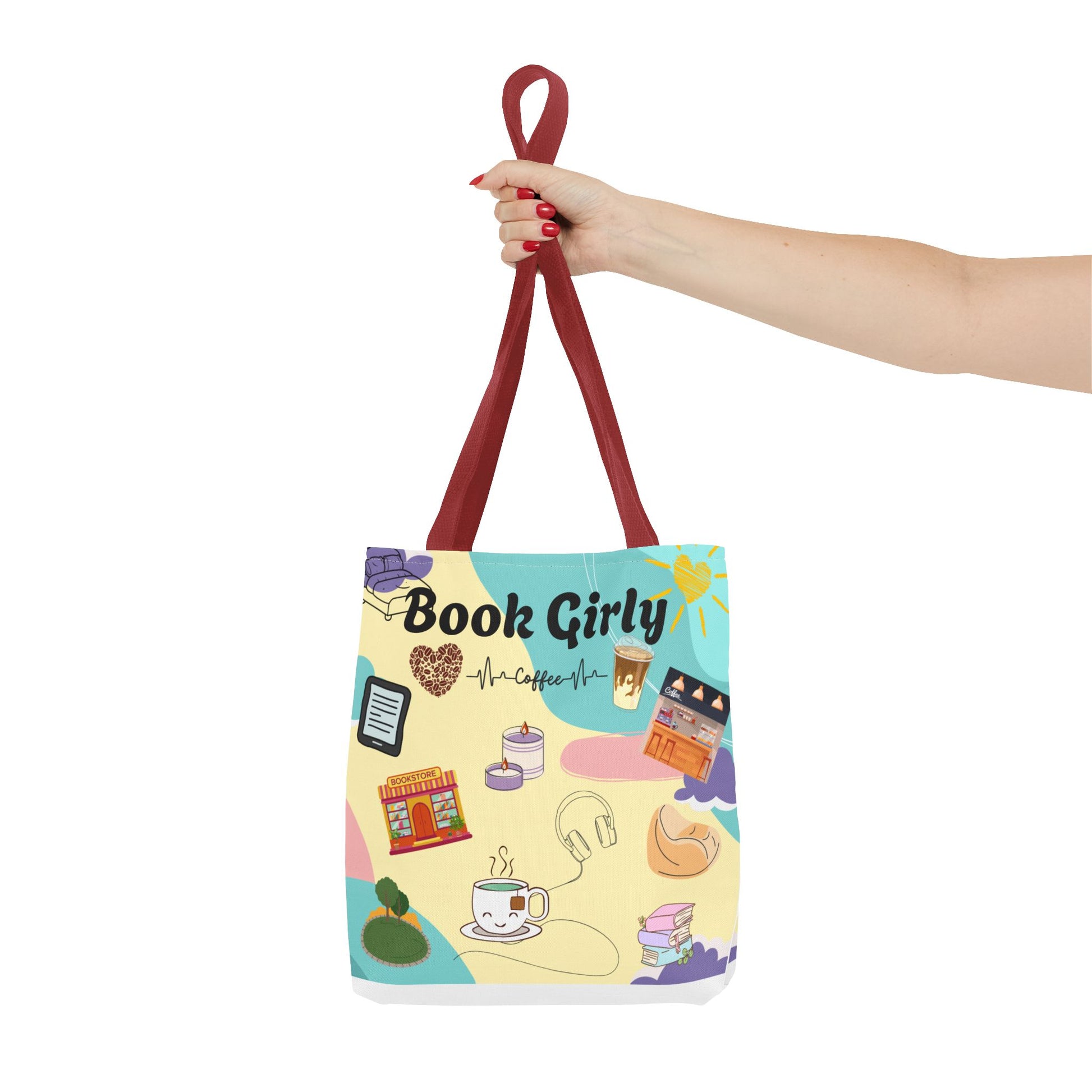 Girly Book Tote Bag