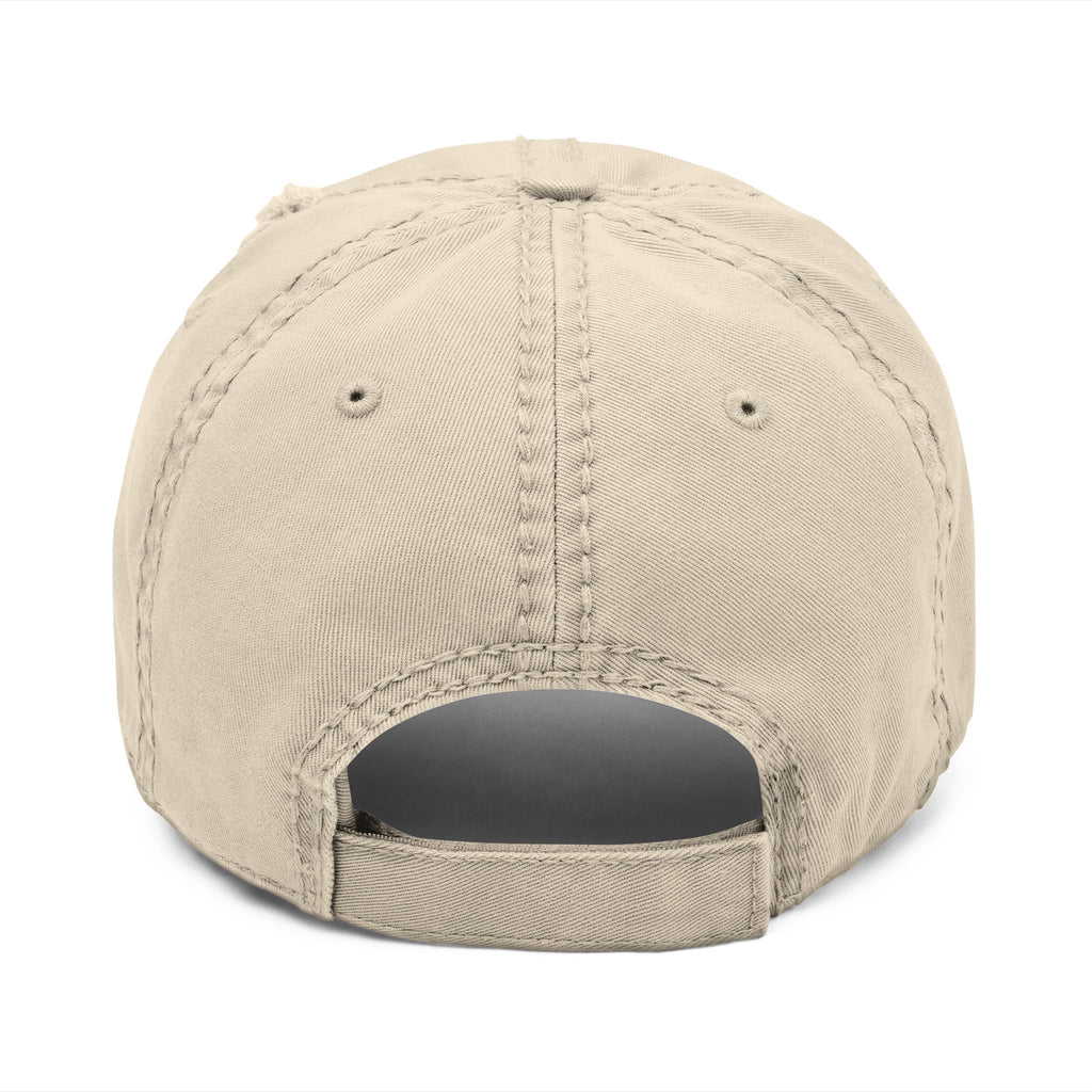 Distressed Embroidered Dad Hat – "Shhhhhh I'm Reading!" Book Lover Cap