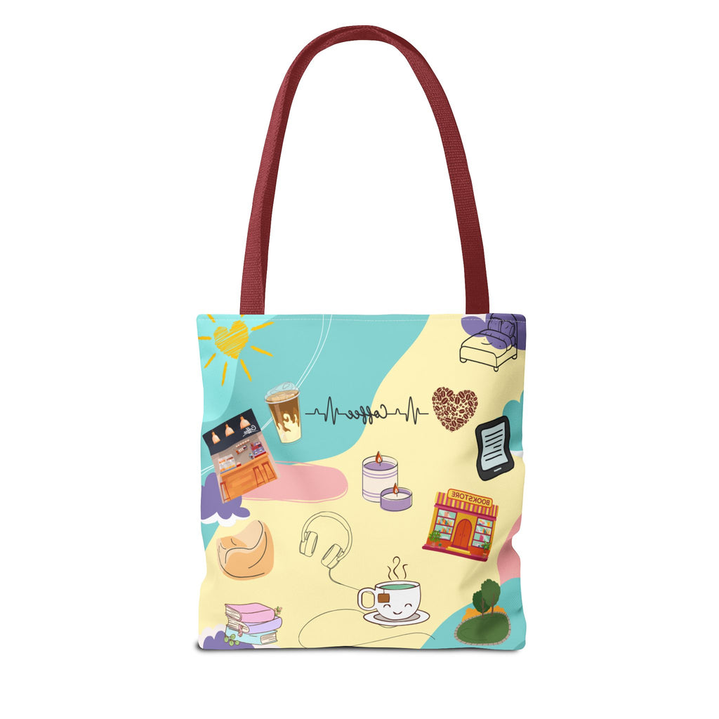 Girly Book Tote Bag