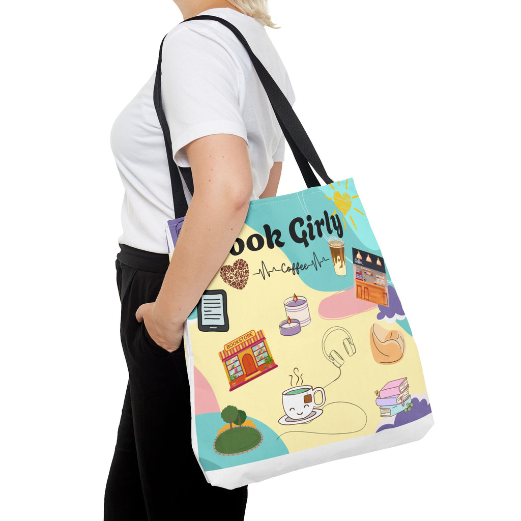 Girly Book Tote Bag